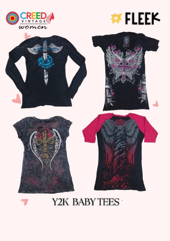 CR3492 Y2K Baby Tees - 20 Pcs