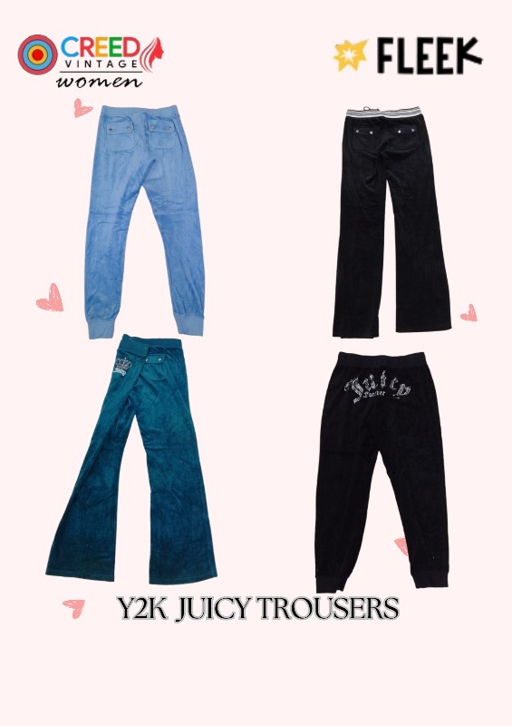 CR3494 Y2K Juicy Couture Trousers - 15 Pcs