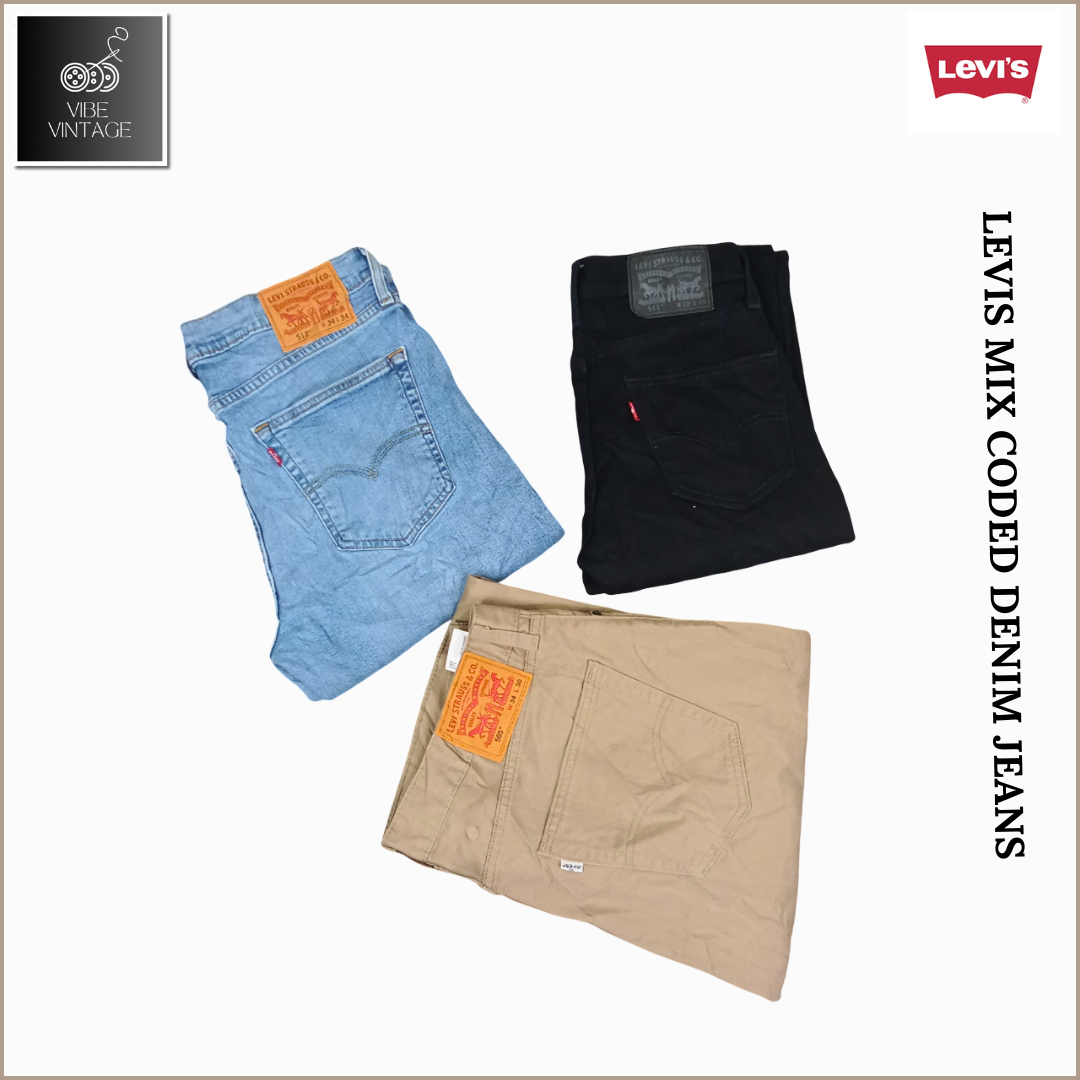 LEVIS MIX CODED DENIM JEANS - 32 STÜCK (BUNDLE 1)