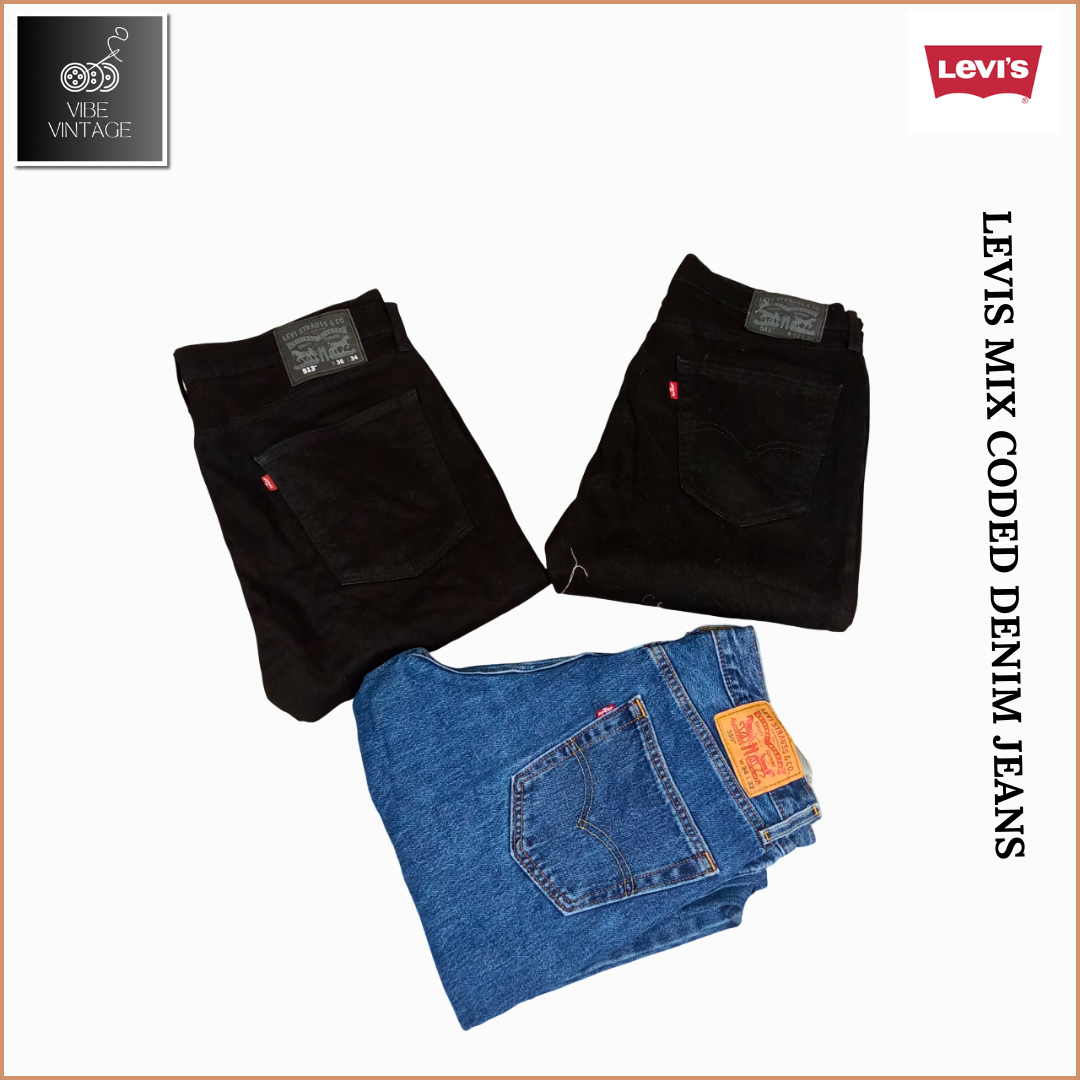 JEANS EN DENIM CODE MIX LEVIS - 30 PCS (BUNDLE 2)