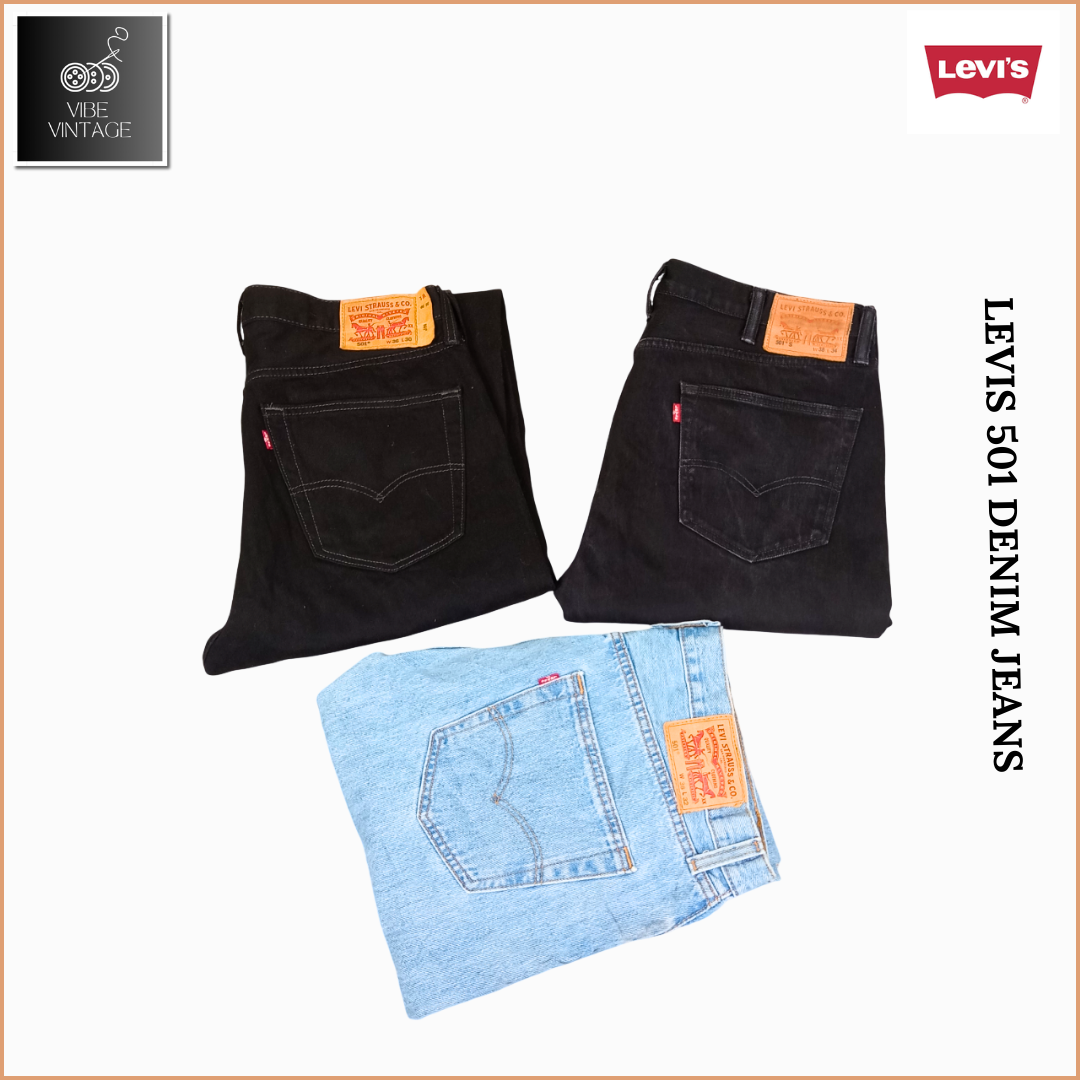 LEVIS 501 DENIM JEANS - 19 STÜCK