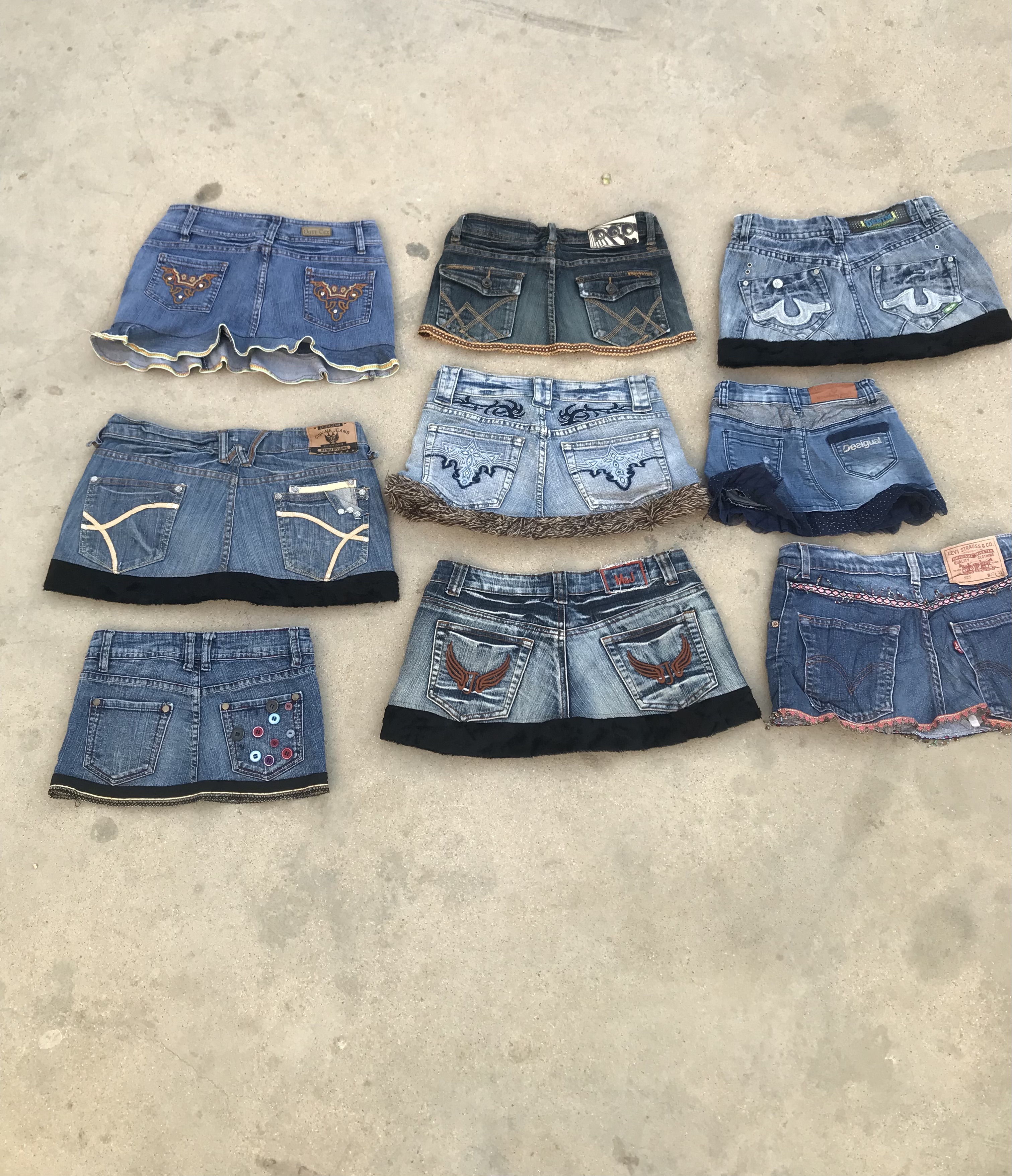 Mini Jupes en Jean