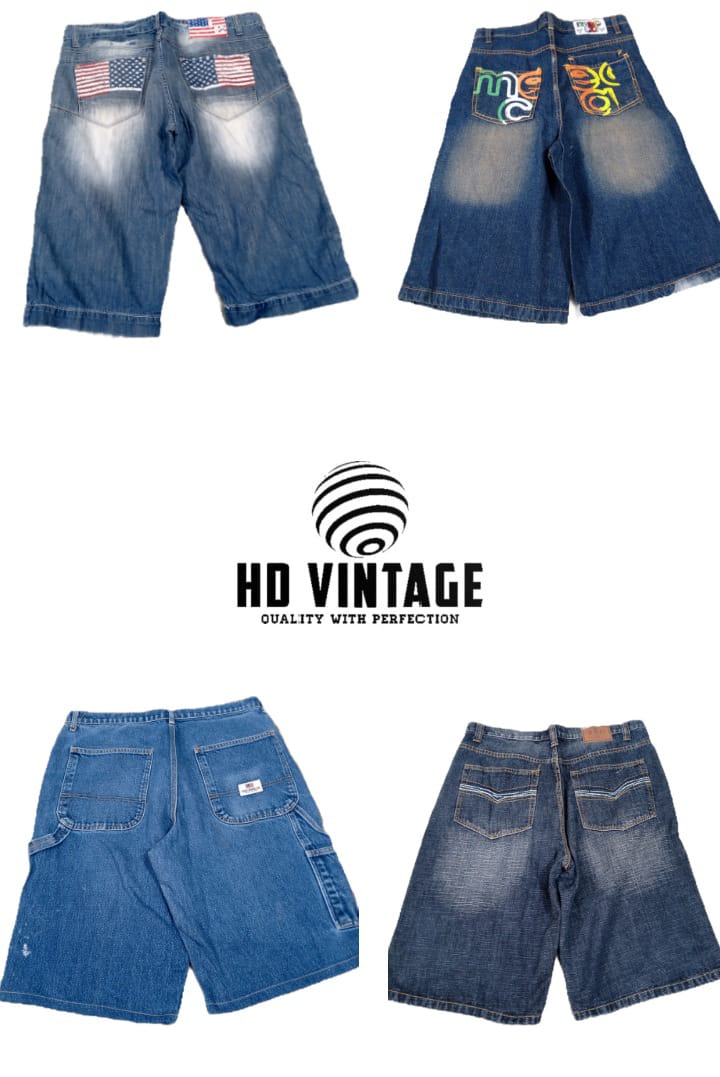 HD672 Men Designer Hiphop Shorts - 11 pcs