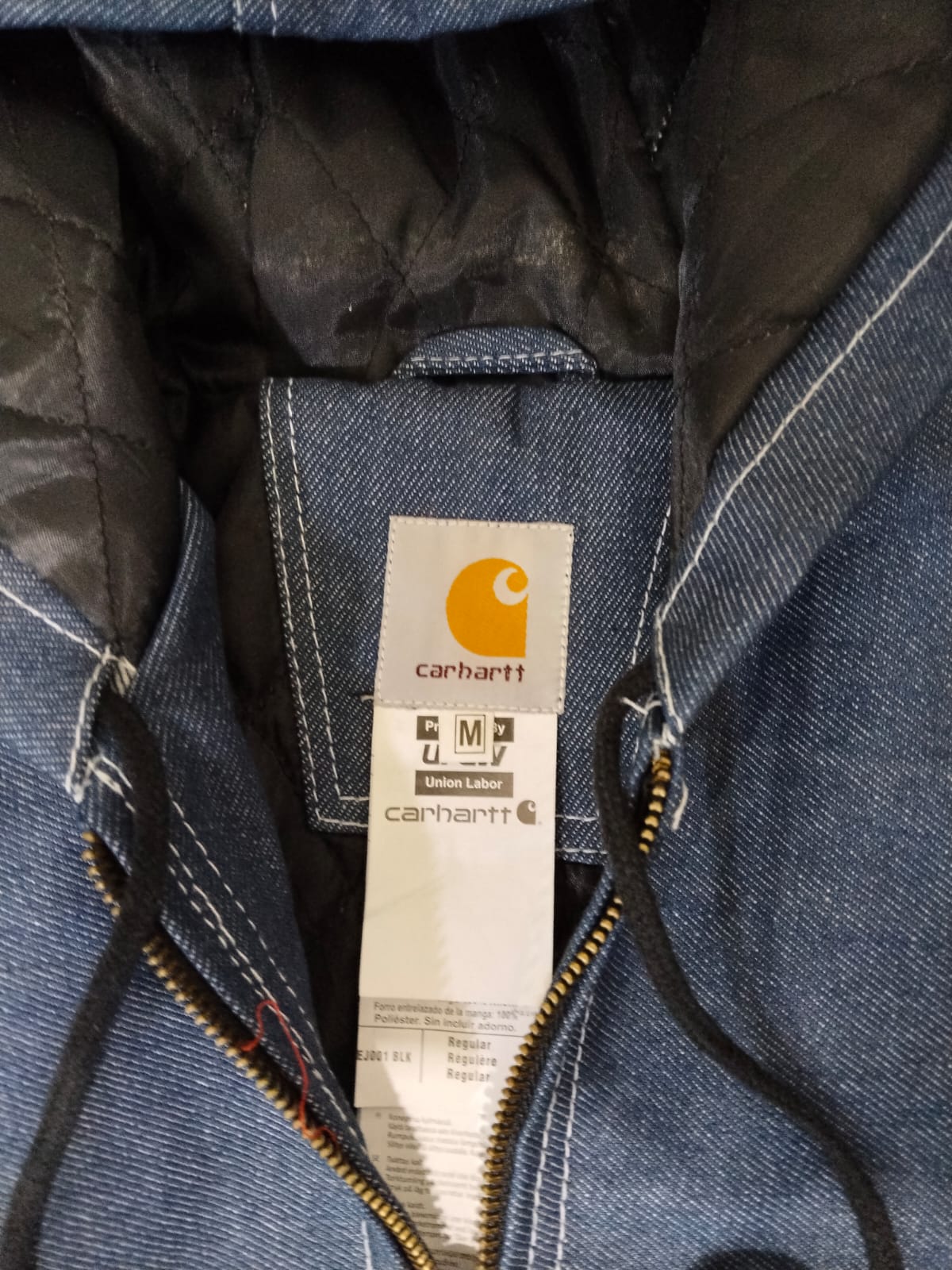 Giacca di jeans in stile rework.