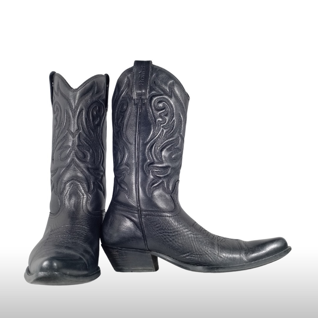 SA#115 Ariat, Justin, Adolfo Sanchez, Wrangler, Zara - 18-Pair Cowboy Boots Collection