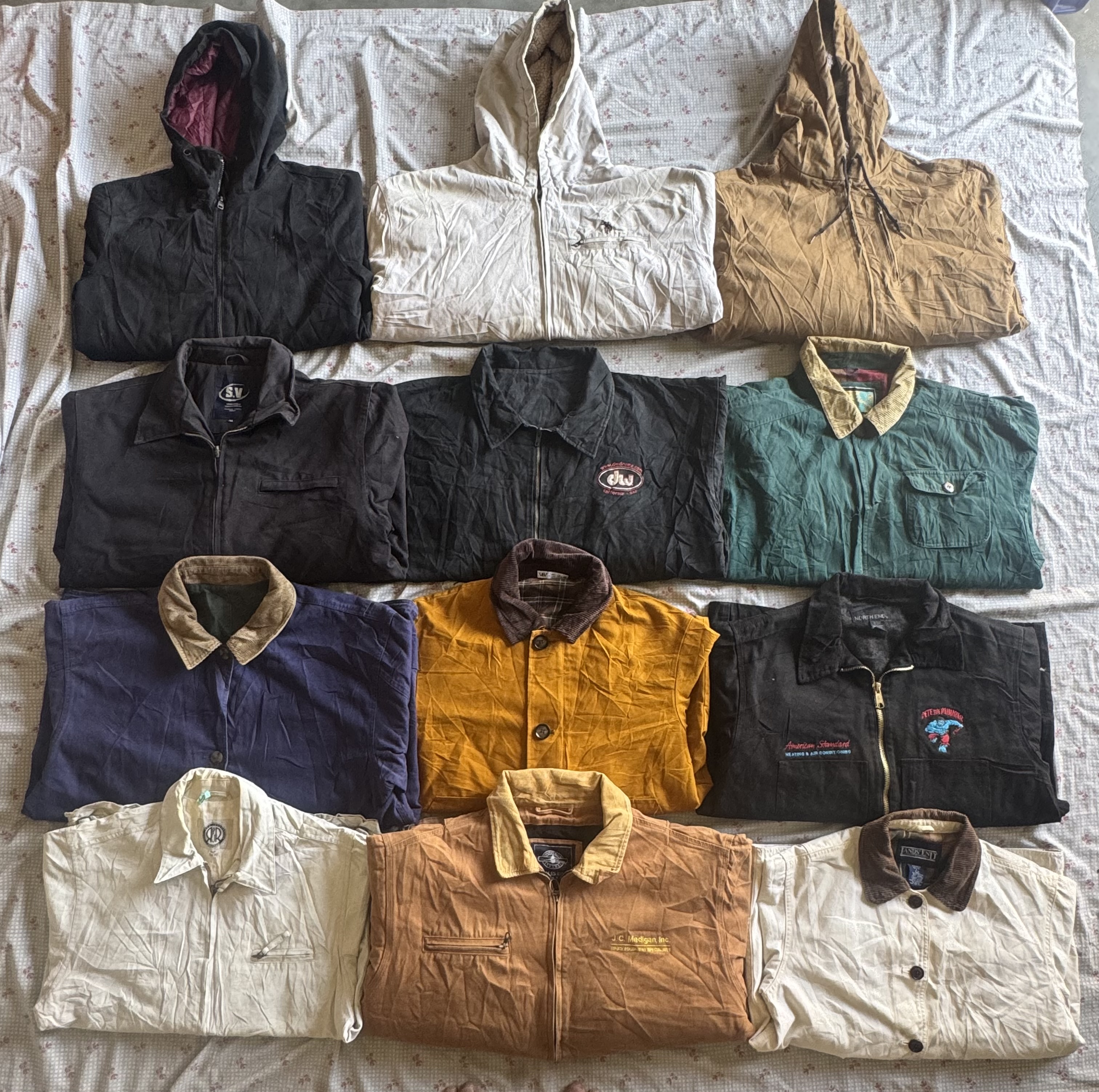 workwear jackets 13 pieces