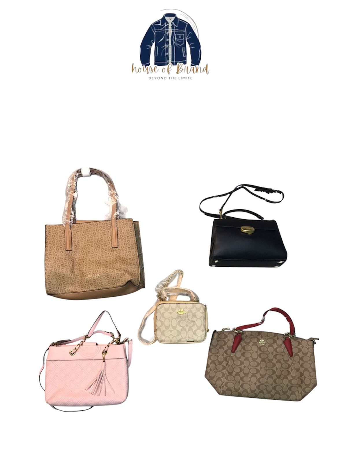 Luxurious Coach , Guess and Tory burch bags