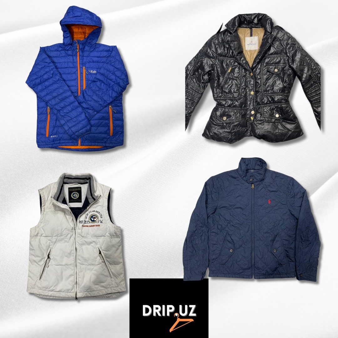 Polo, Rab, Moncler, Napapijri, Patagonia, Lacoste, Quiksilver and Dickies Jackets Bundle K0602/E13