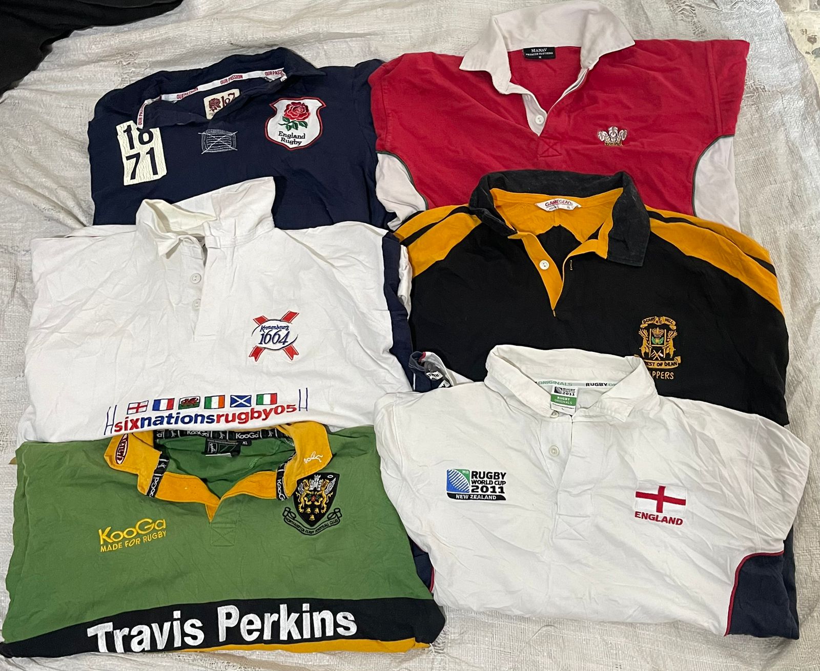 T-shirts de rugby vintage de club 2