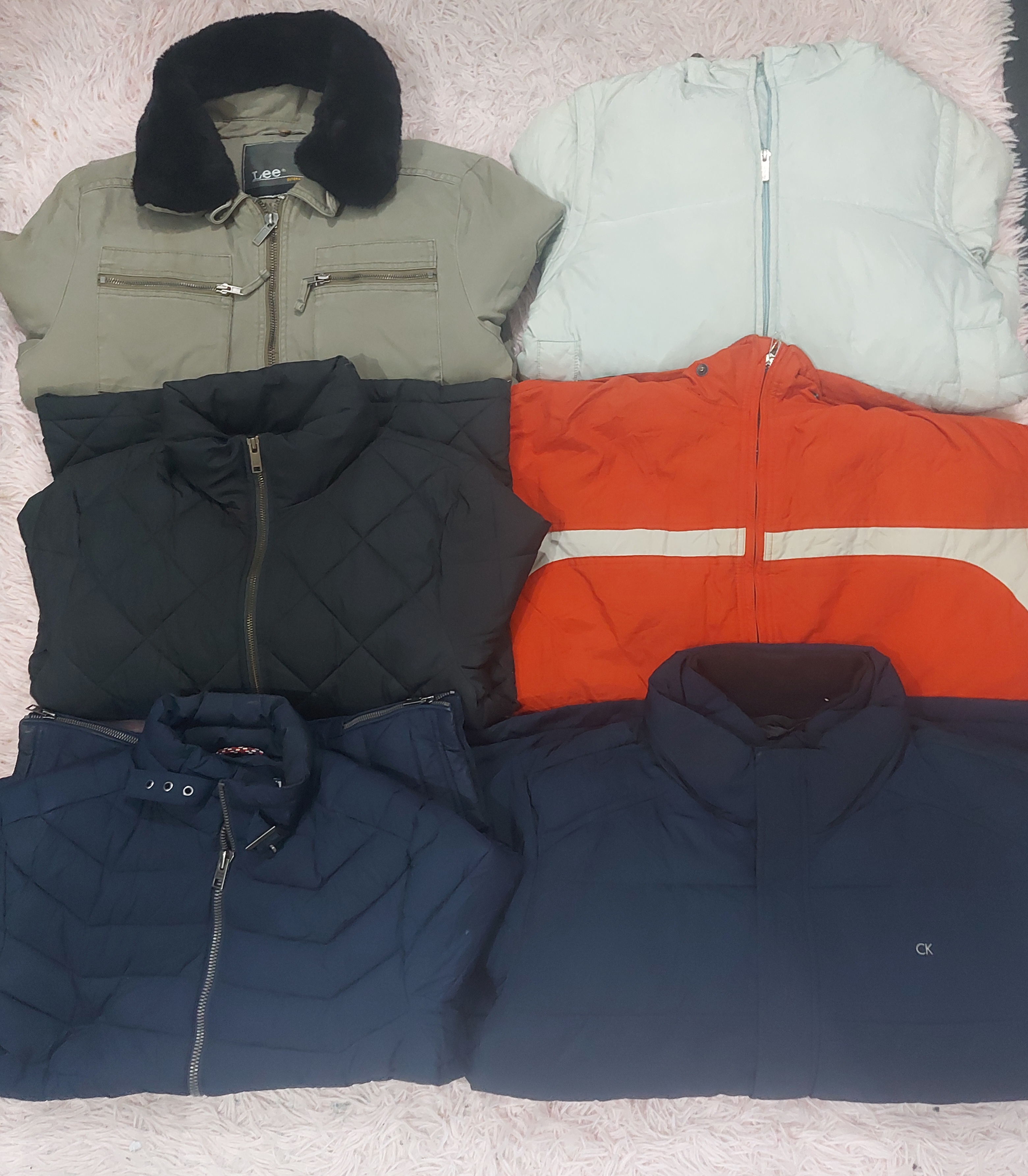 Mix de vestes matelassées de marque 13 pièces