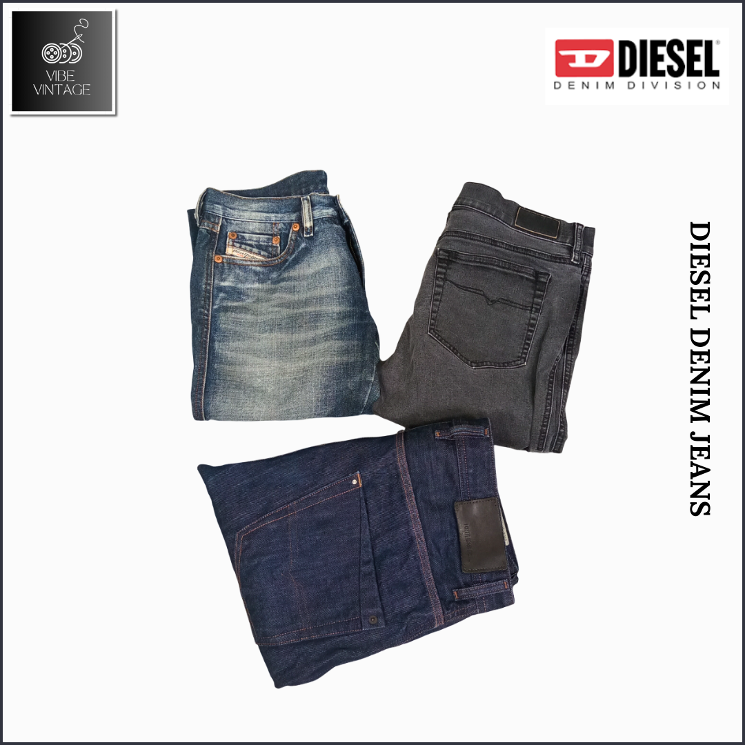 DIESEL DENIM JEANS - 13 PCS