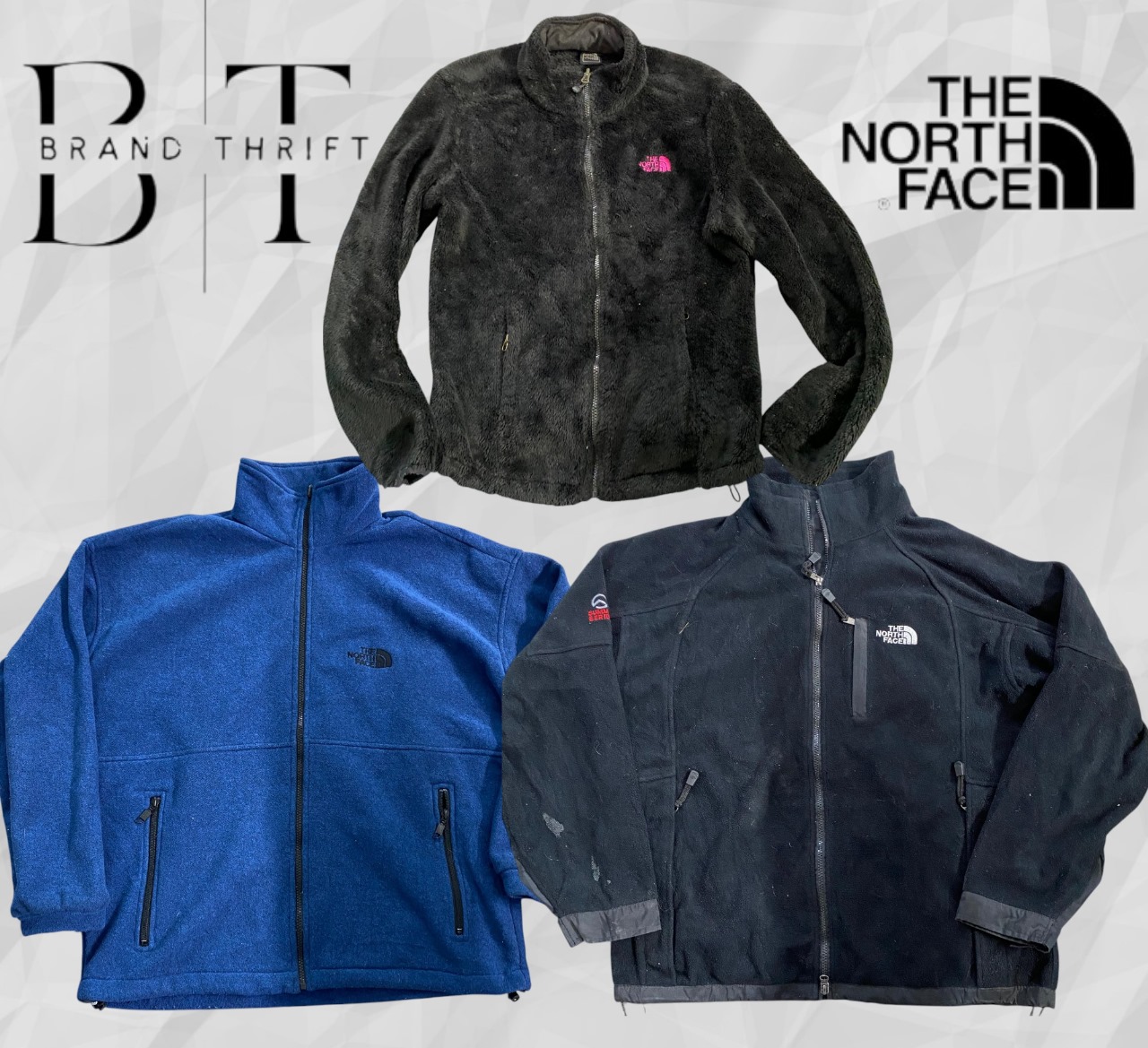 The NorthFace(TNF) Fleece Jackets-27 pieces.