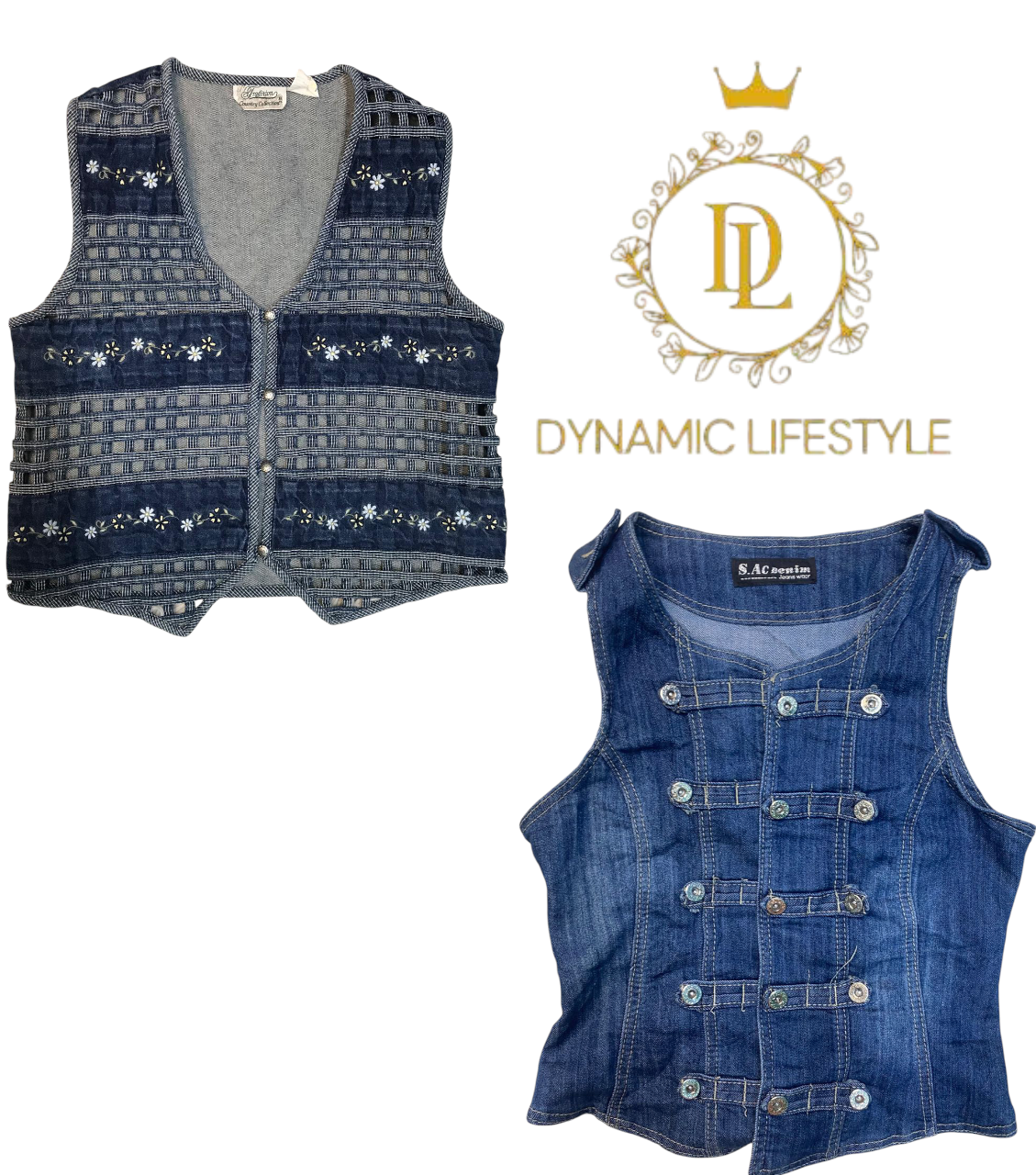 Denim vest jecket 20 ps