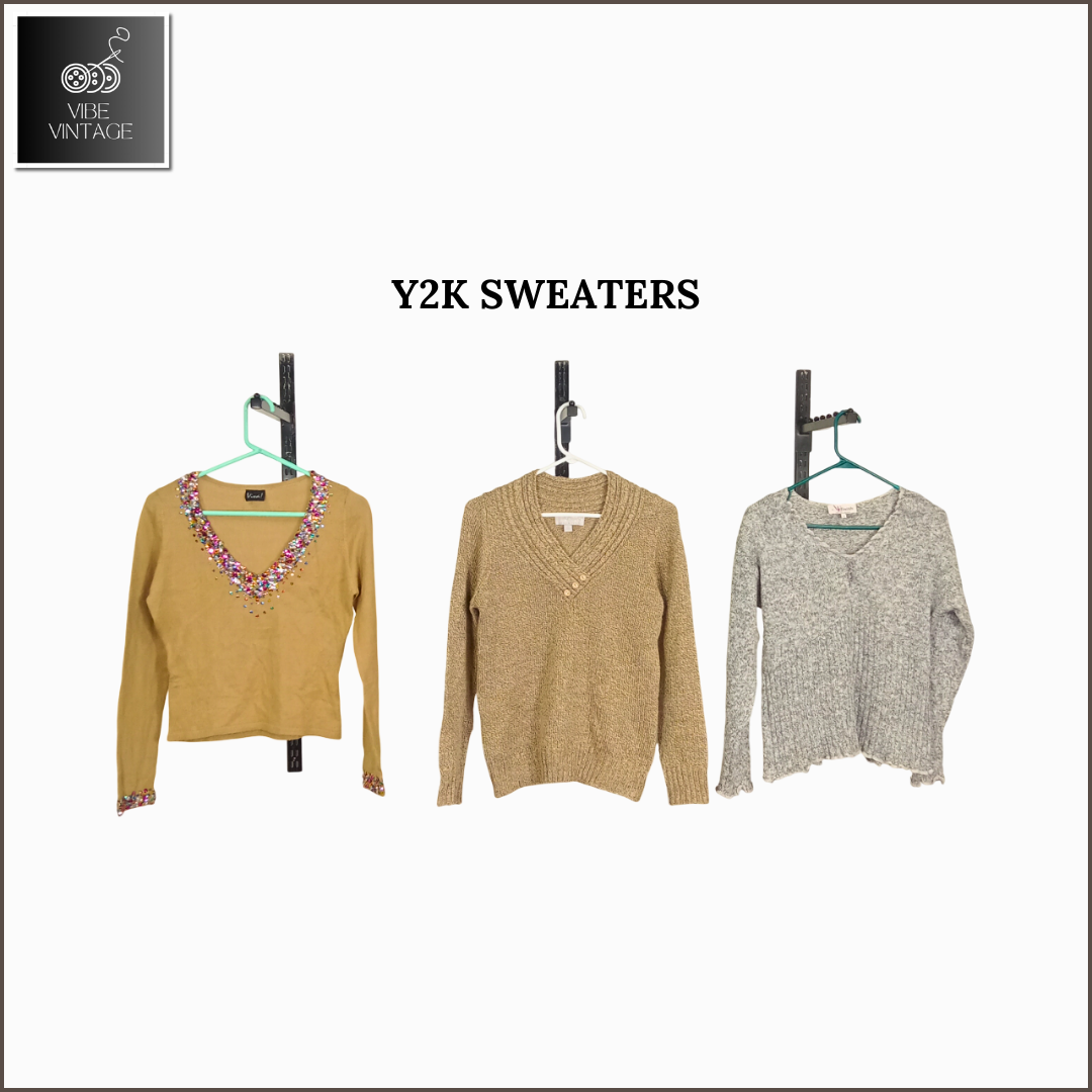 Y2K SWEATERS - 09 PCS