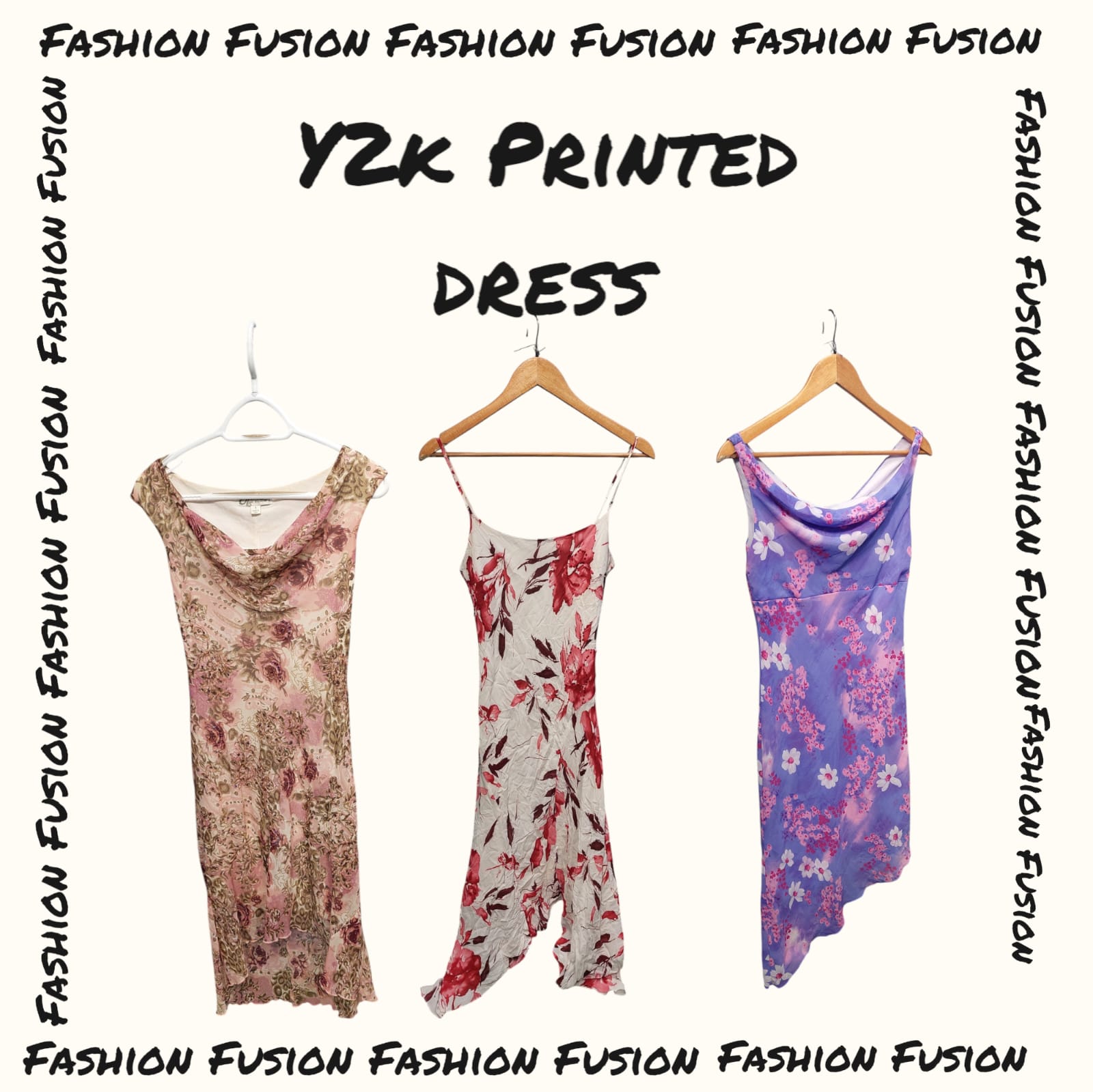 Y2k printed Dress (FF-521)