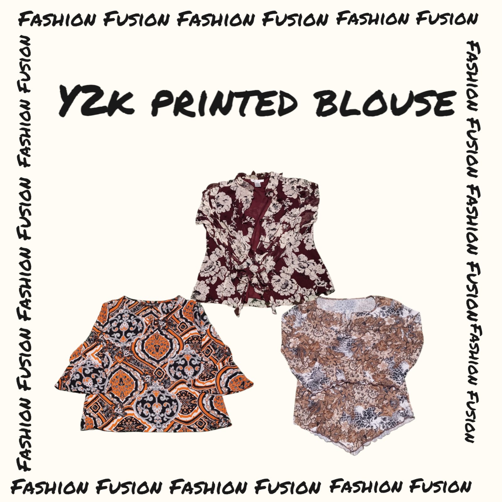 Y2k printed tops (FF-526)