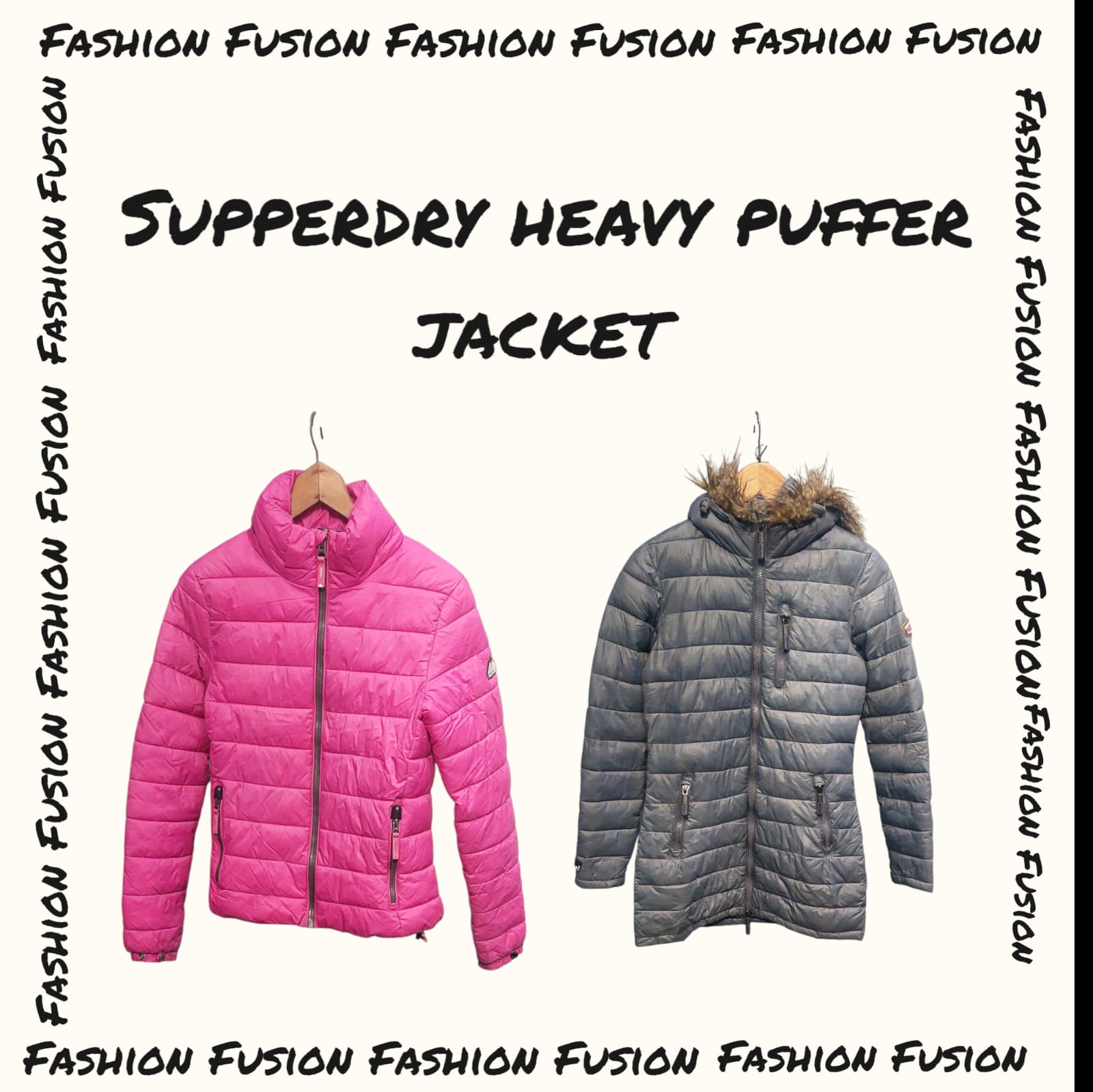 Schwere Superdry Pufferjacke (FF-527)