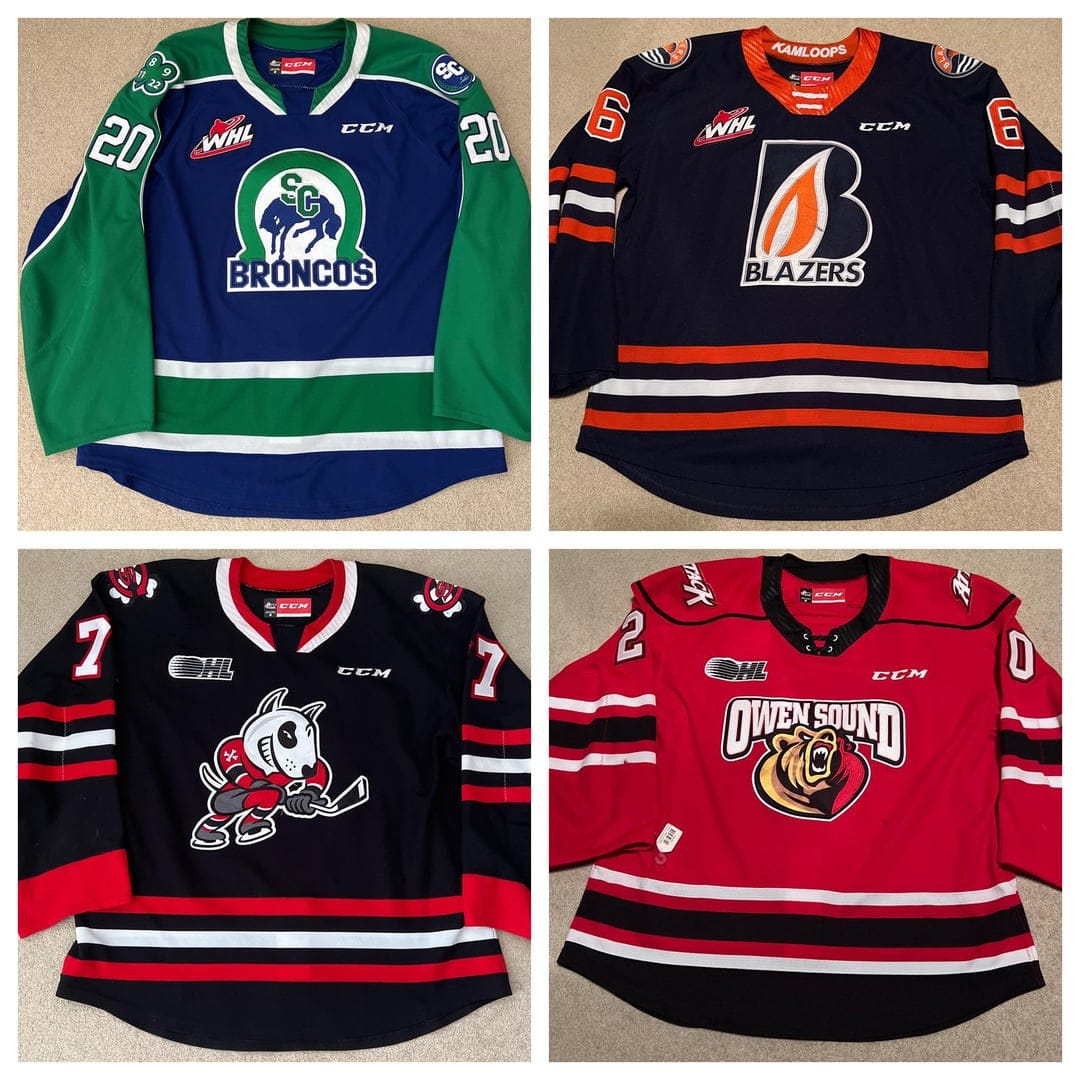 hockey jerseys mix brand 10 pieces