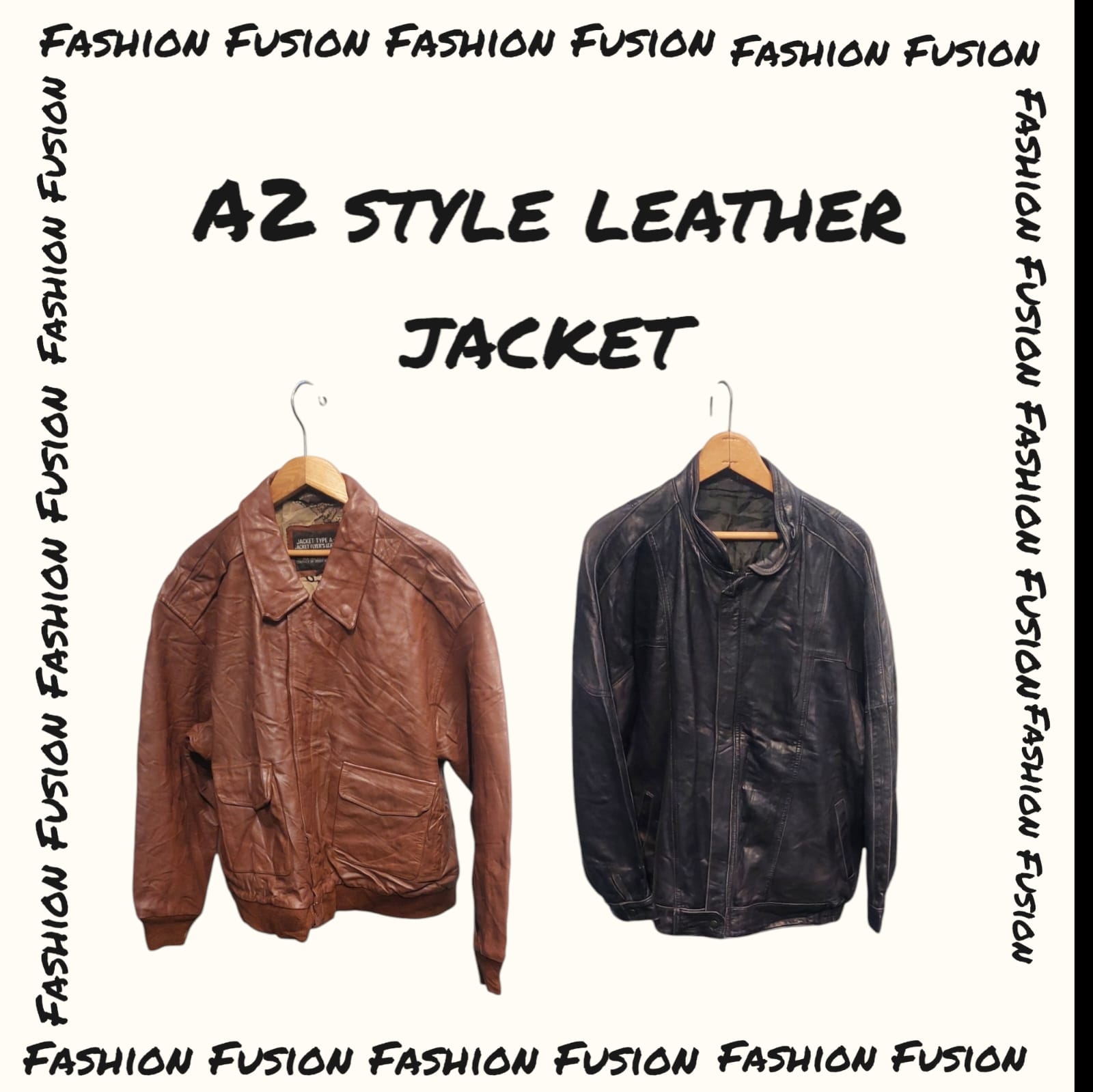 A2 style leather jacket (FF-533)