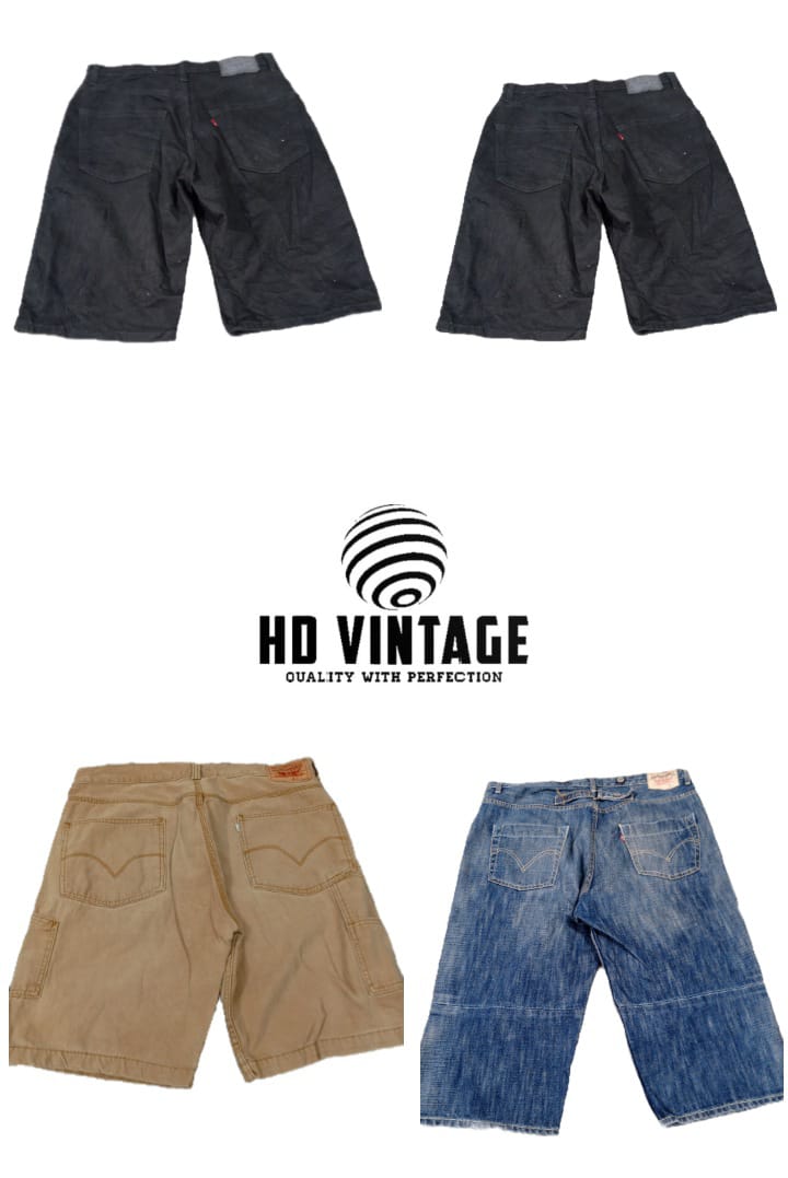 HD679 Hommes Vintage Levis Shorts - 7 pcs