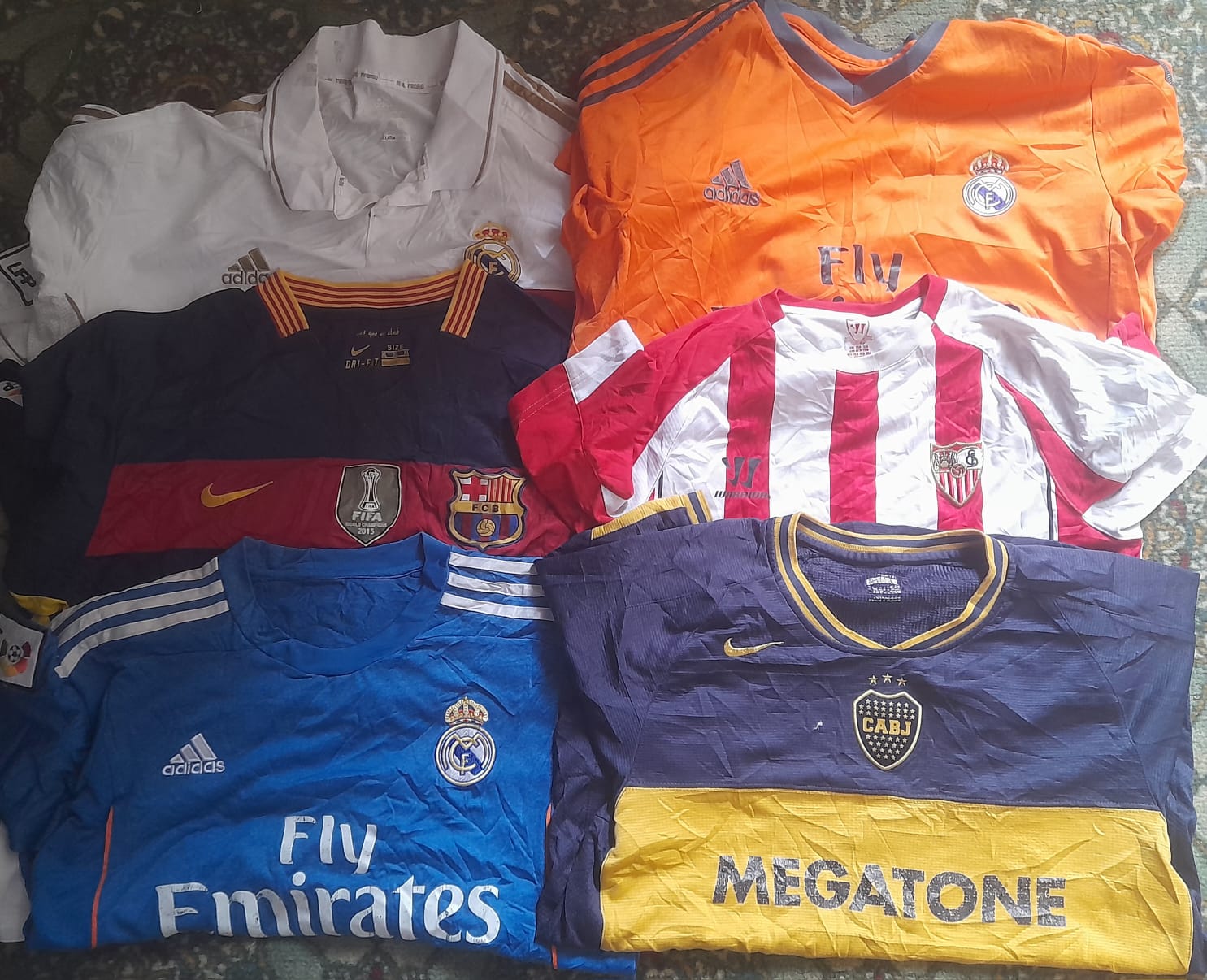 maillot de football 20 pièces