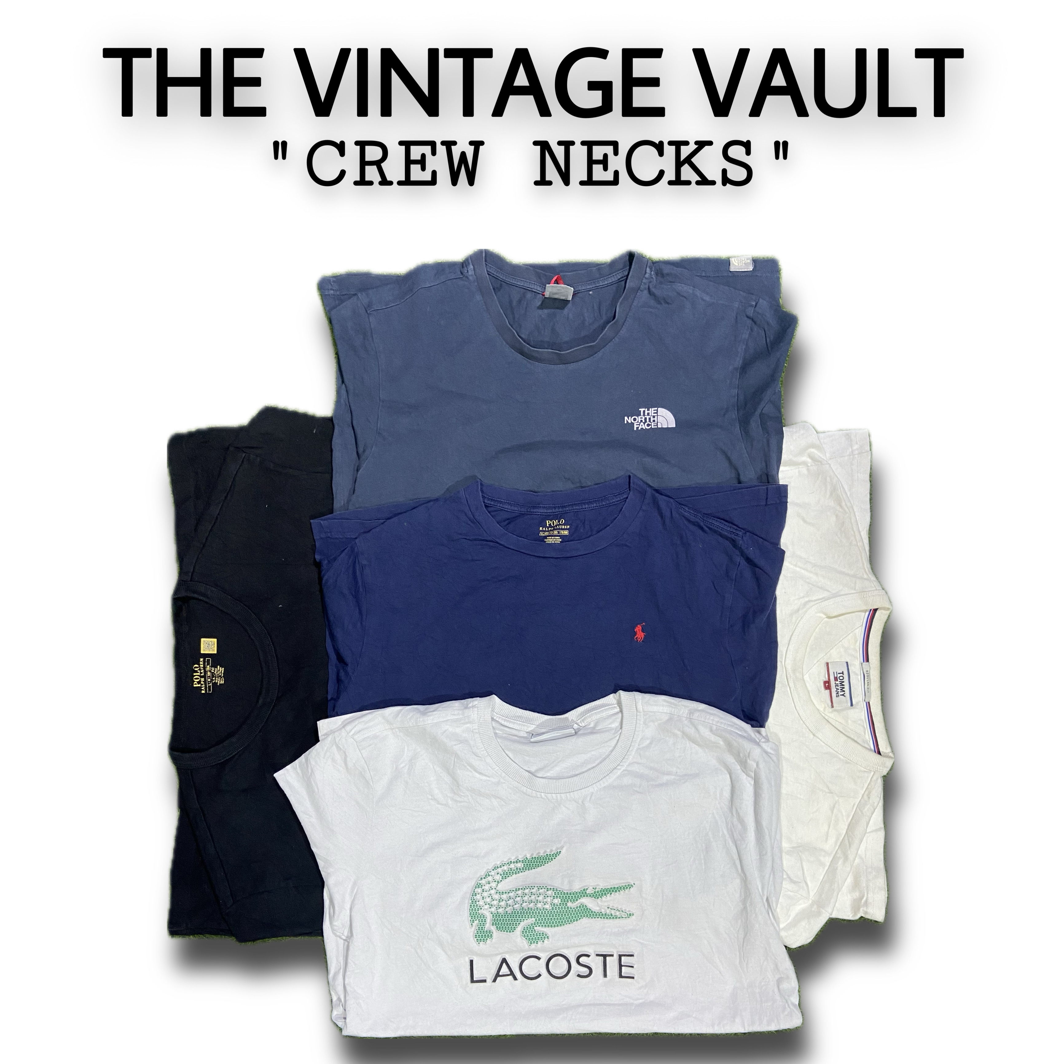 Ralph Lauren Lacoste Tommy Crew Necks - 15 pcs