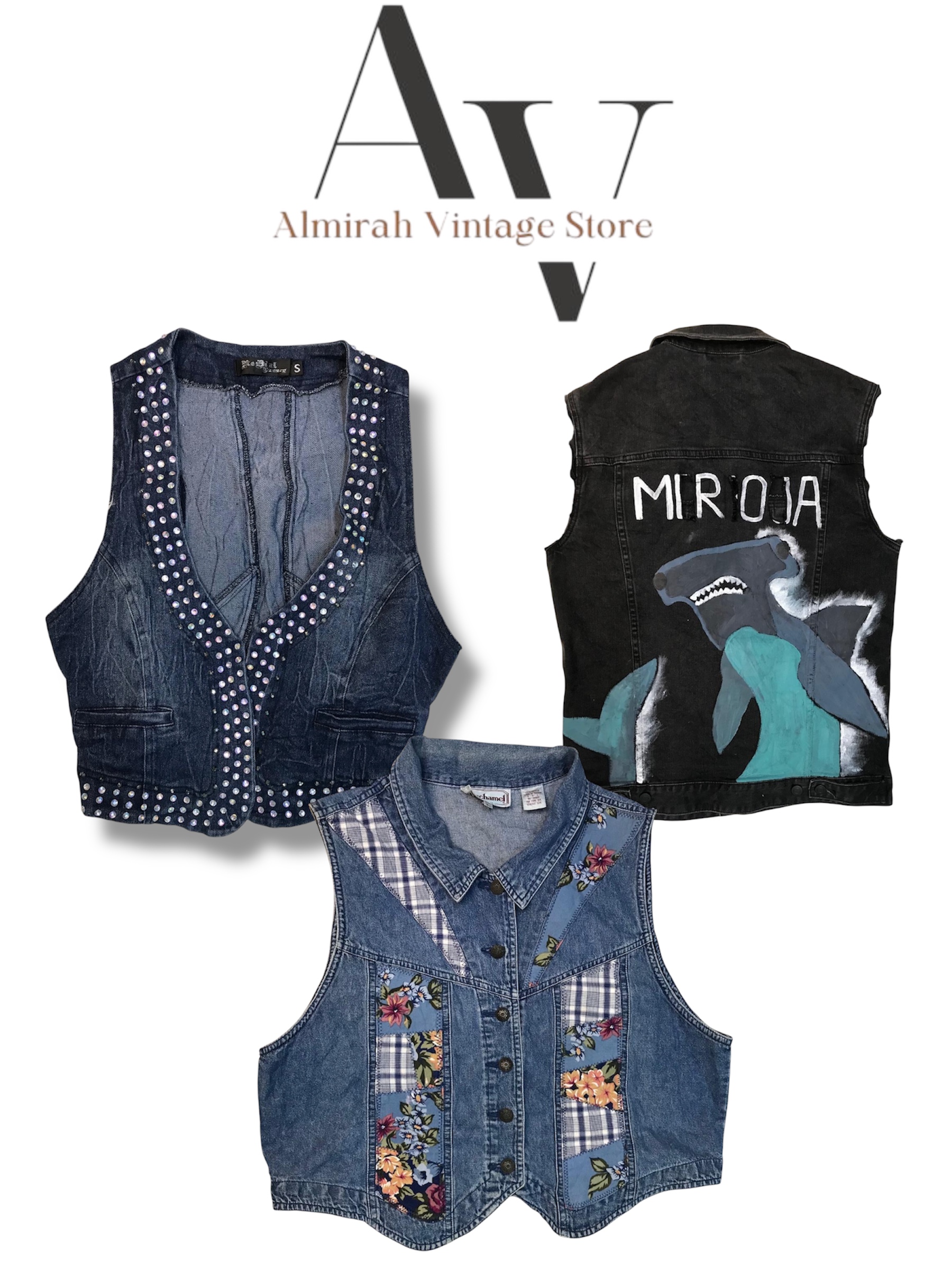 Y2k stylish Denim vest