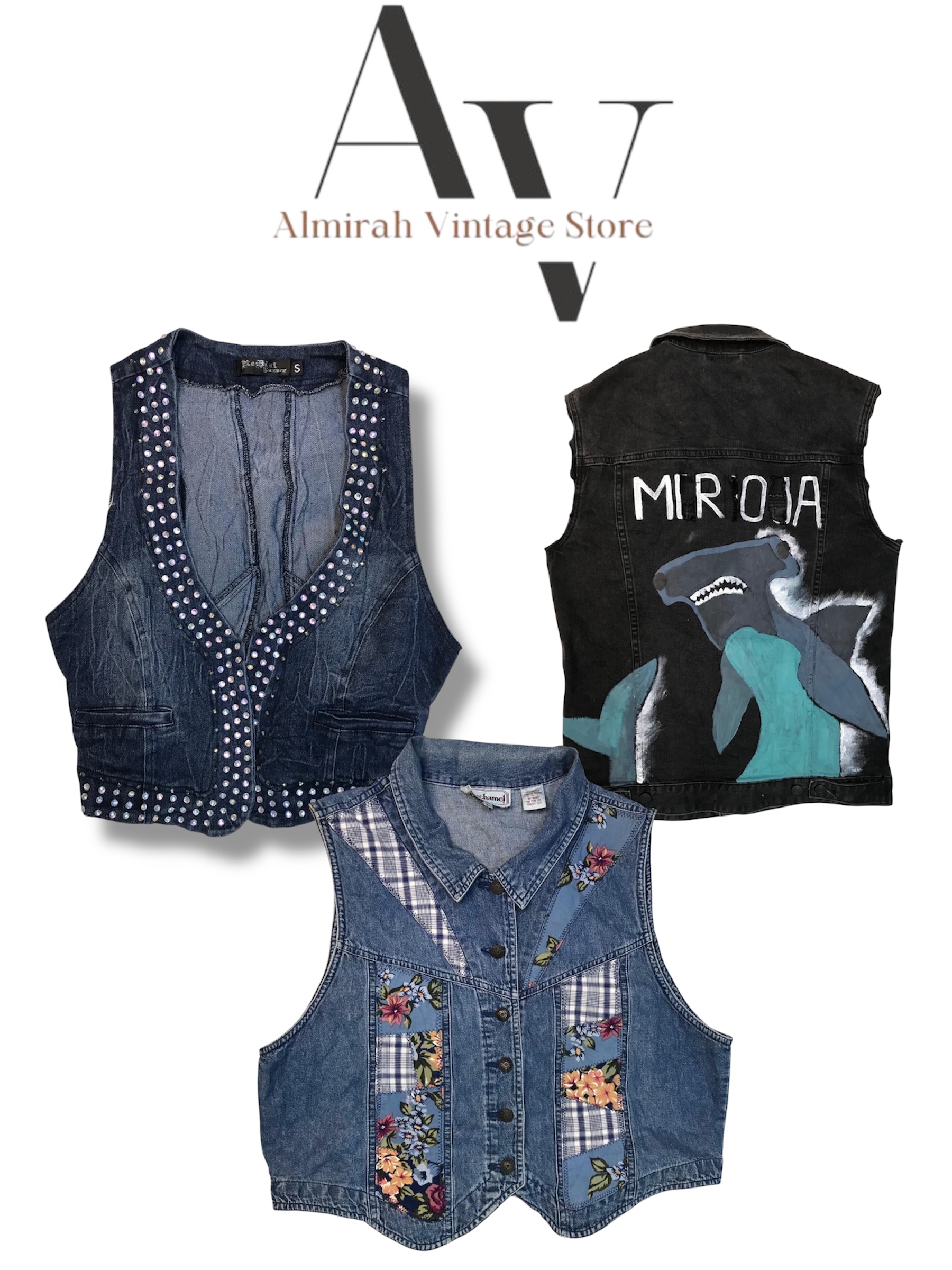 Veste en DENIM magnifique Y2k