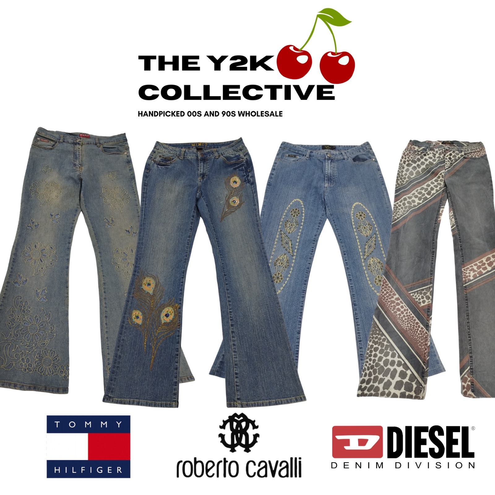 00s Ultimate Flare Jeans Mix Ft. Roberto Cavalli, Tommy Hilfiger and Diesel