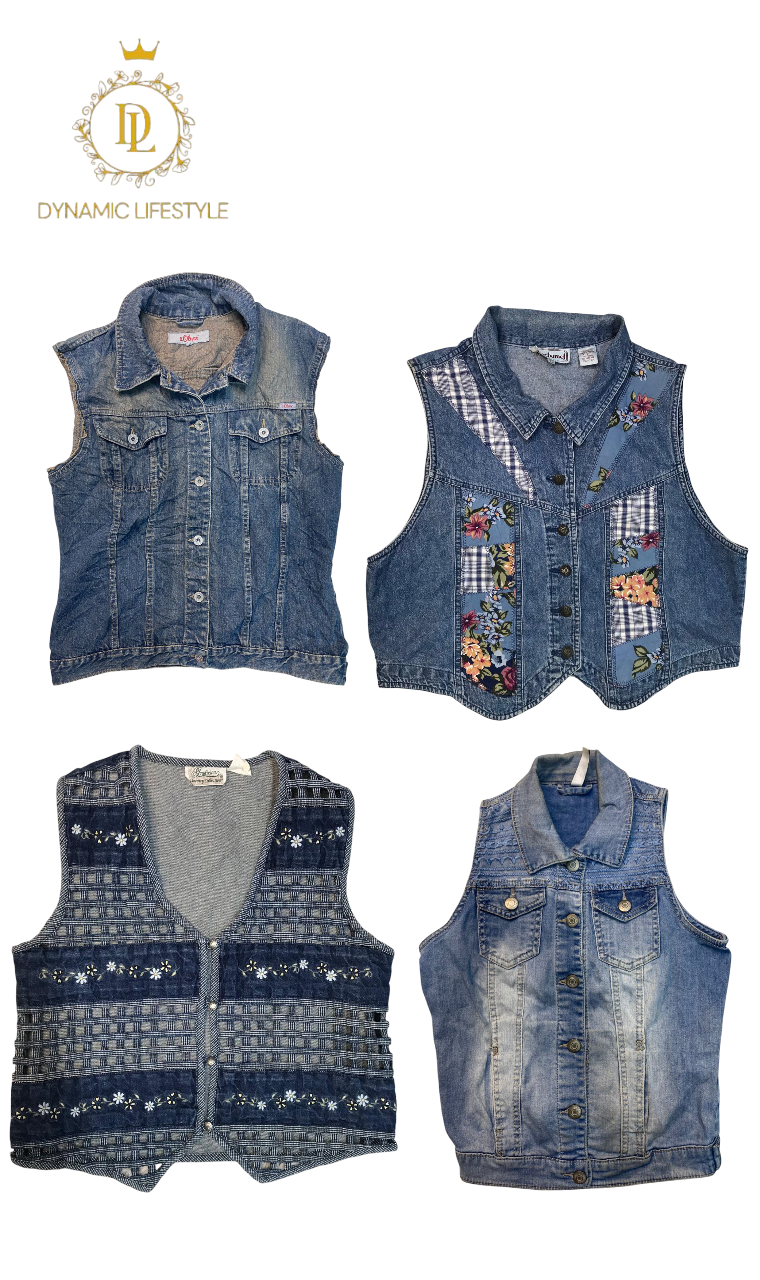 Denim vest coat 40 pcs