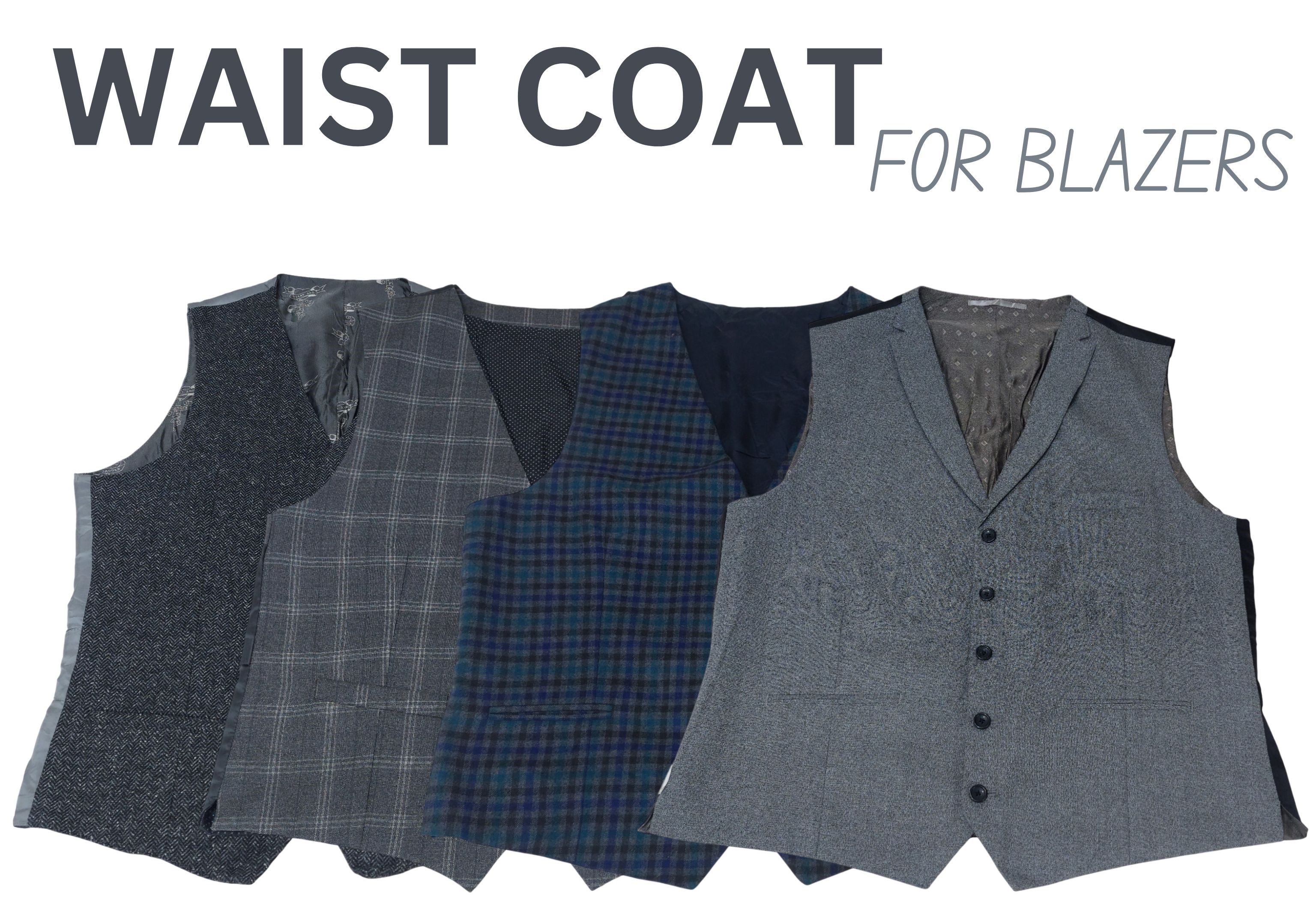 Waist coat for suits