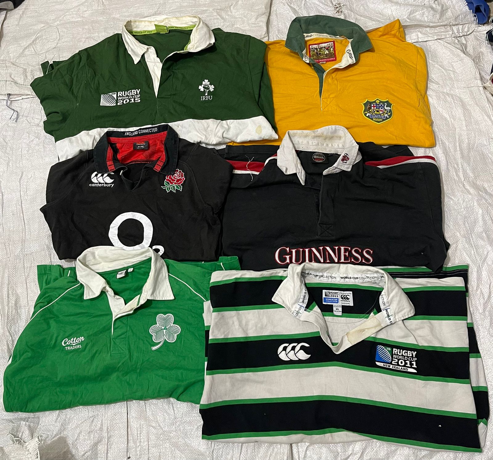 Mix de maillots de rugby vintage 3