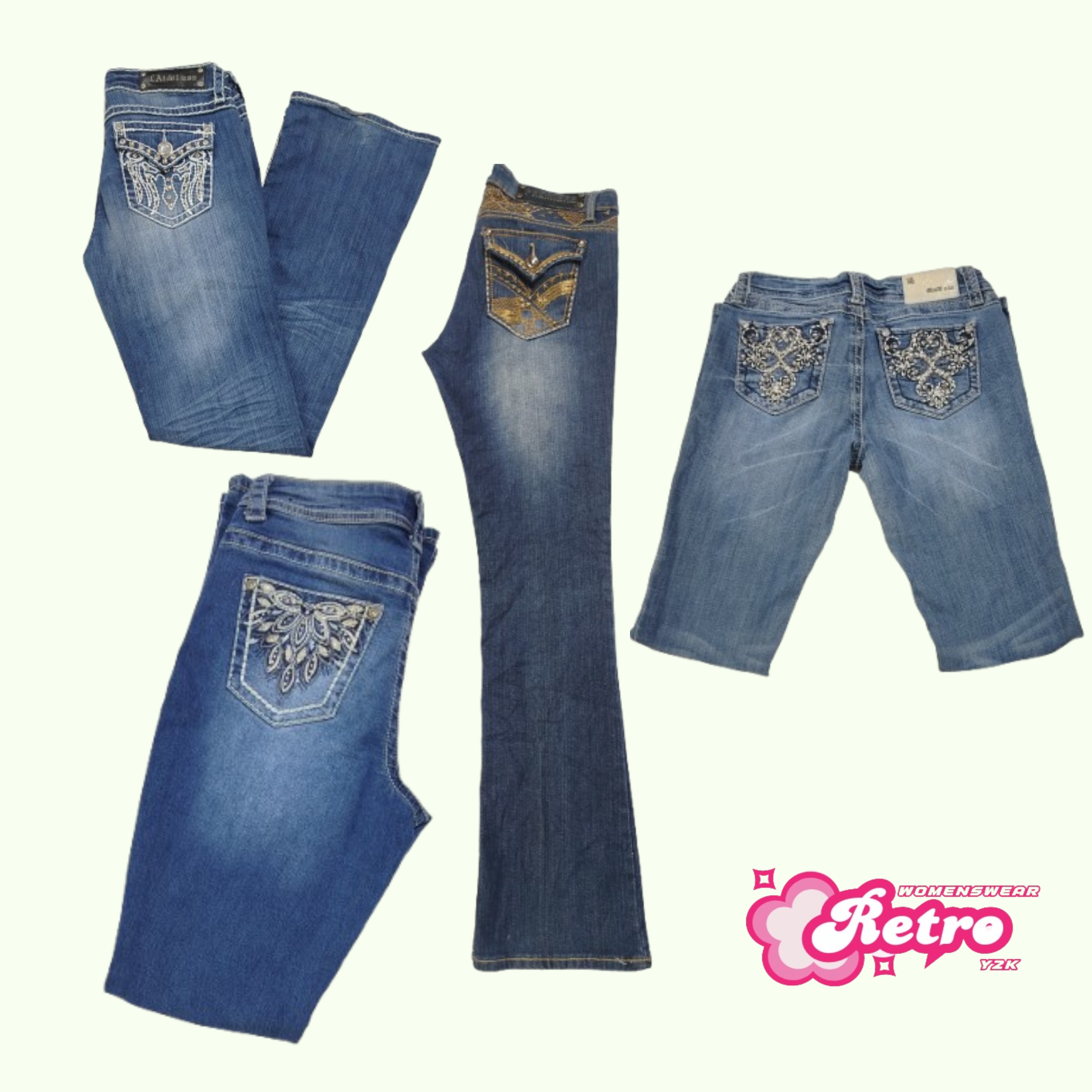 Y2K Bestseller Flared Jeans (Feb-012)