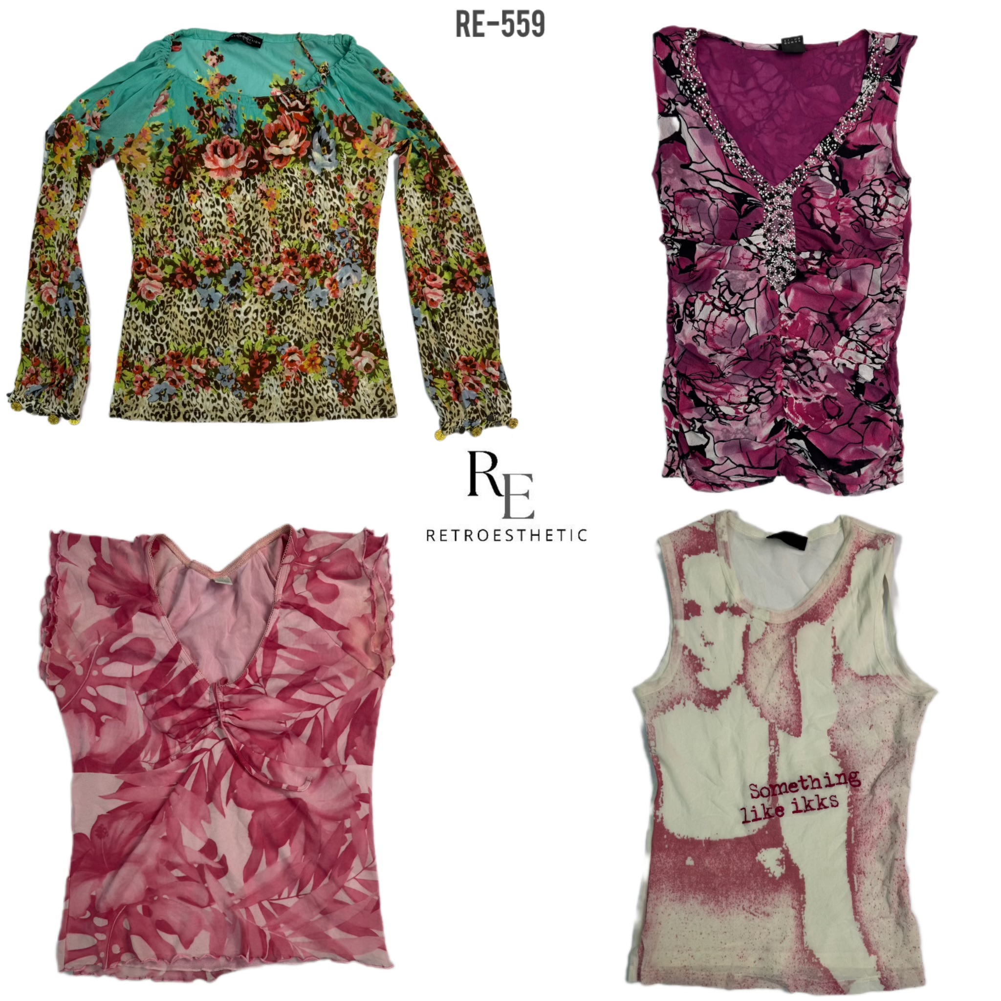 Y2K Mix Cutesy Tops (RE- 559)