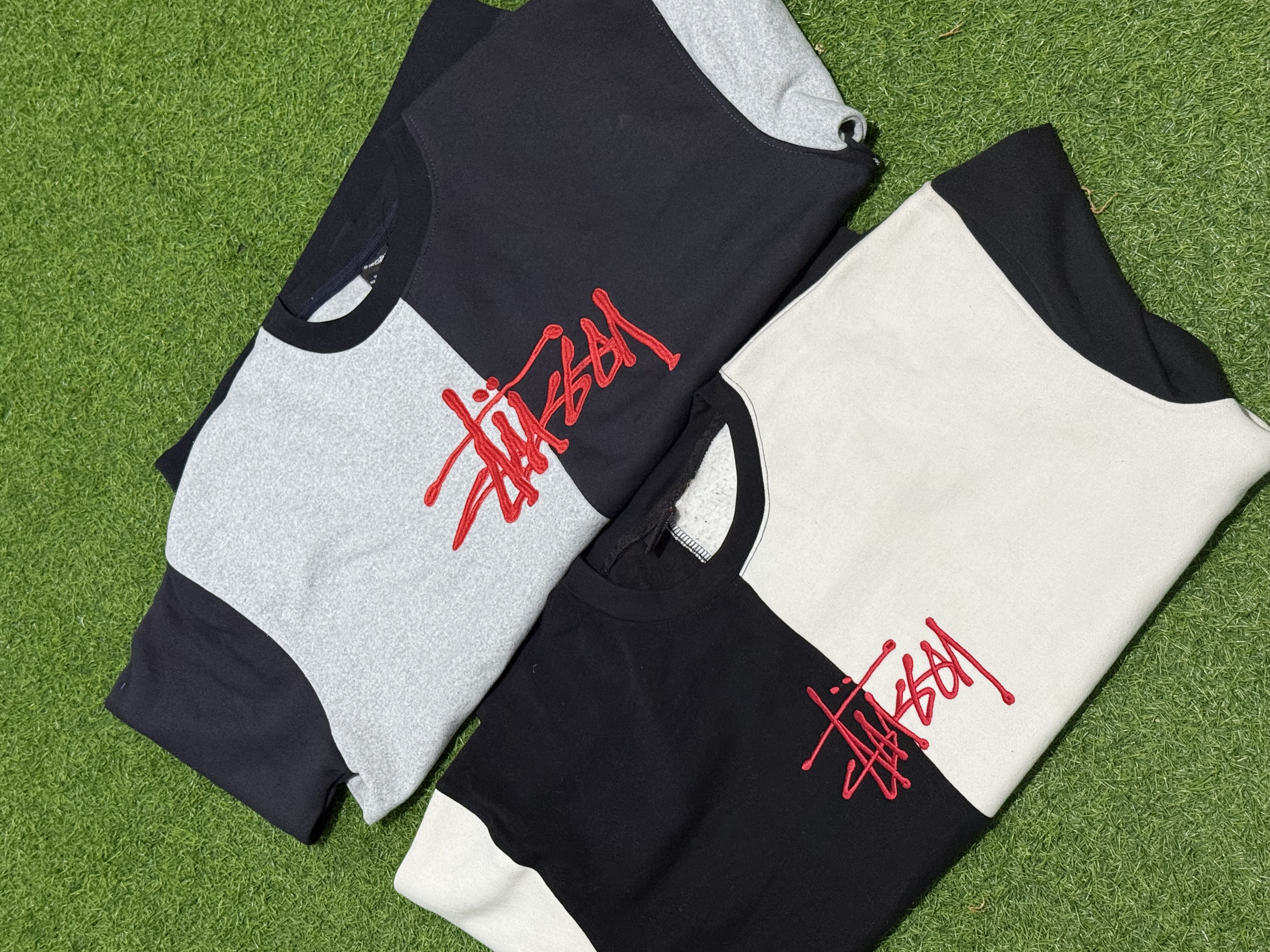 Stussy Rework style sweatshirts