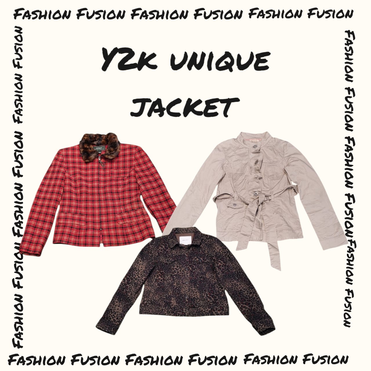 Y2k unique cotton-wool coats-jacket (FF-565)