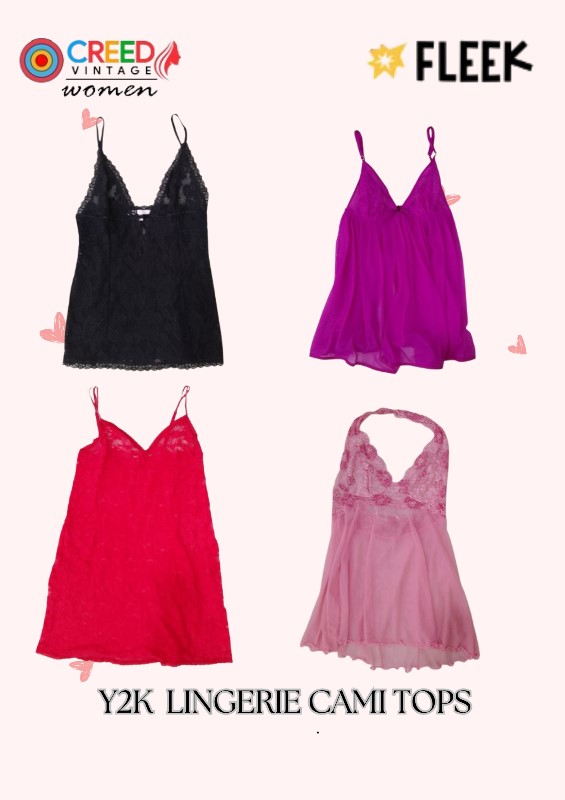 CR3573 Y2K Tops Camisole - 15 Pcs