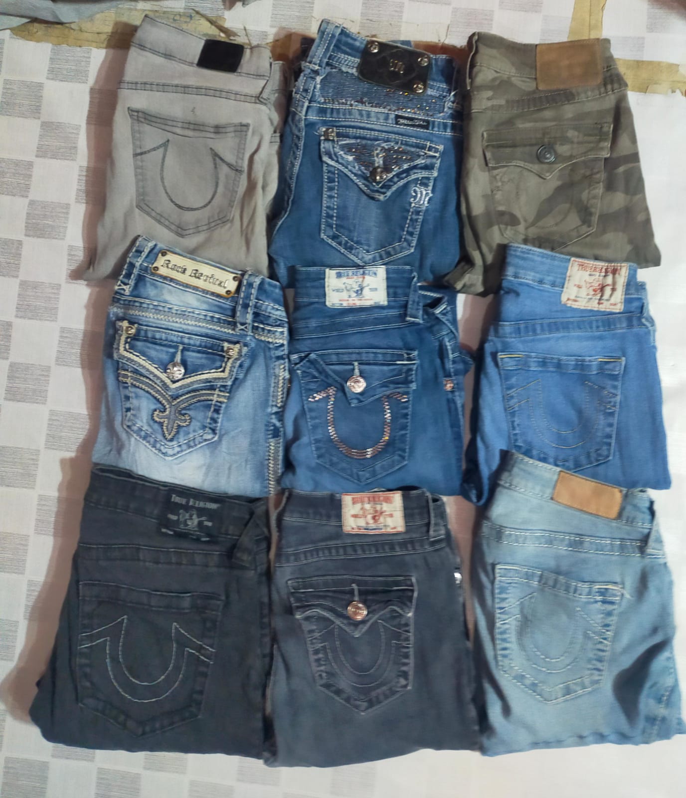 ID 316 MISS ME TRUE RELIGION ROCK REVIVAL TOTALE 10 PEZZI