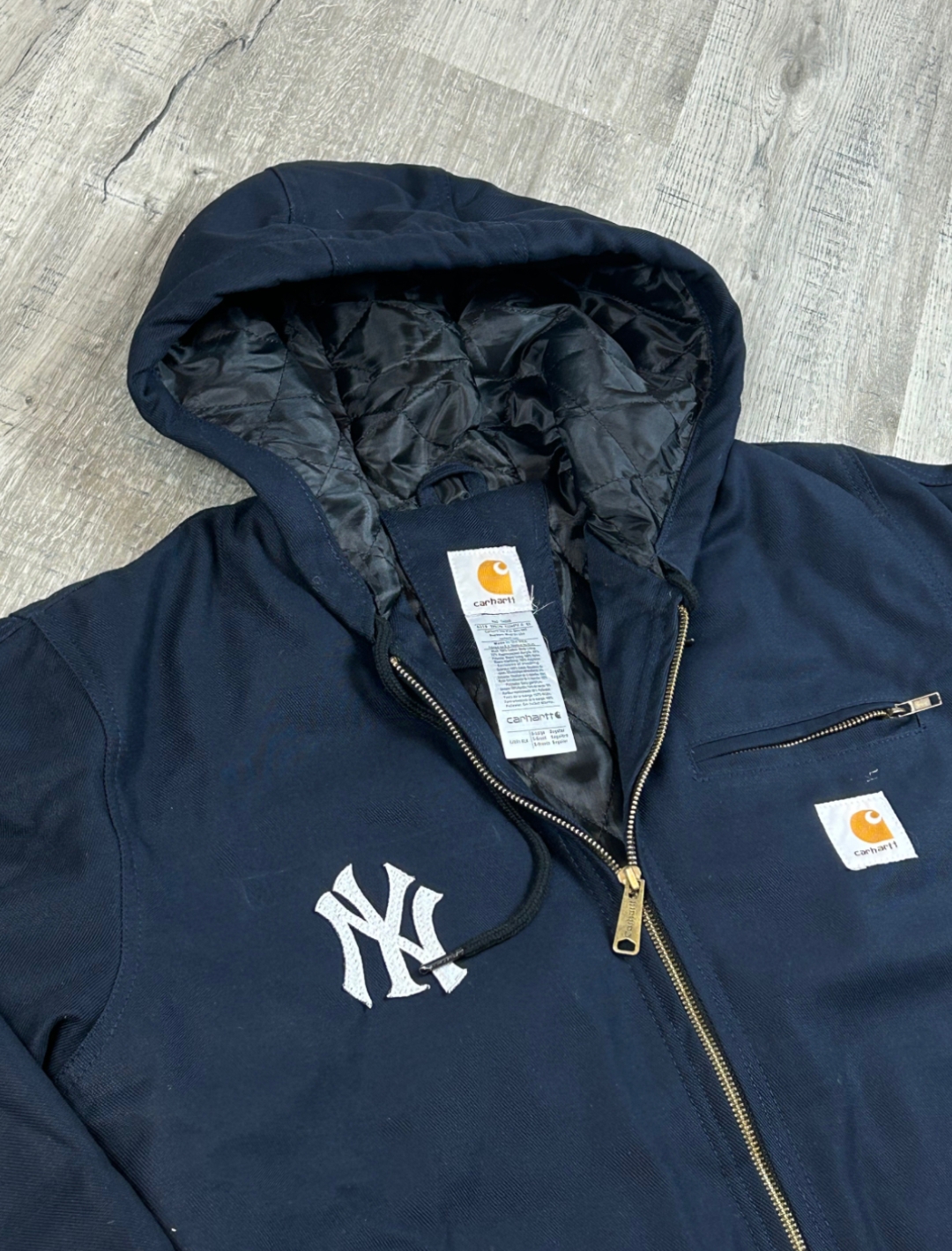 Rework Style Carhartt Yankees Navy Blue St Hoodies 20 pcs