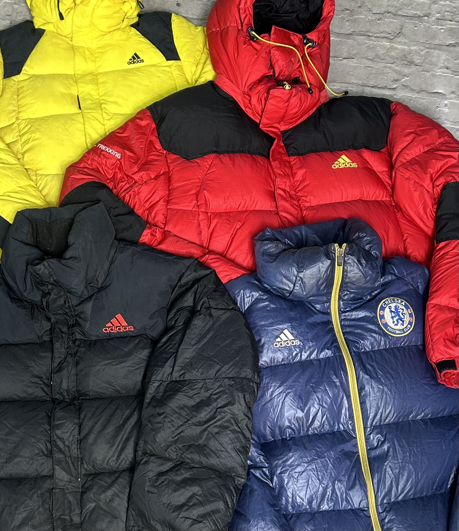 Adidas puffer jackets 10 pieces