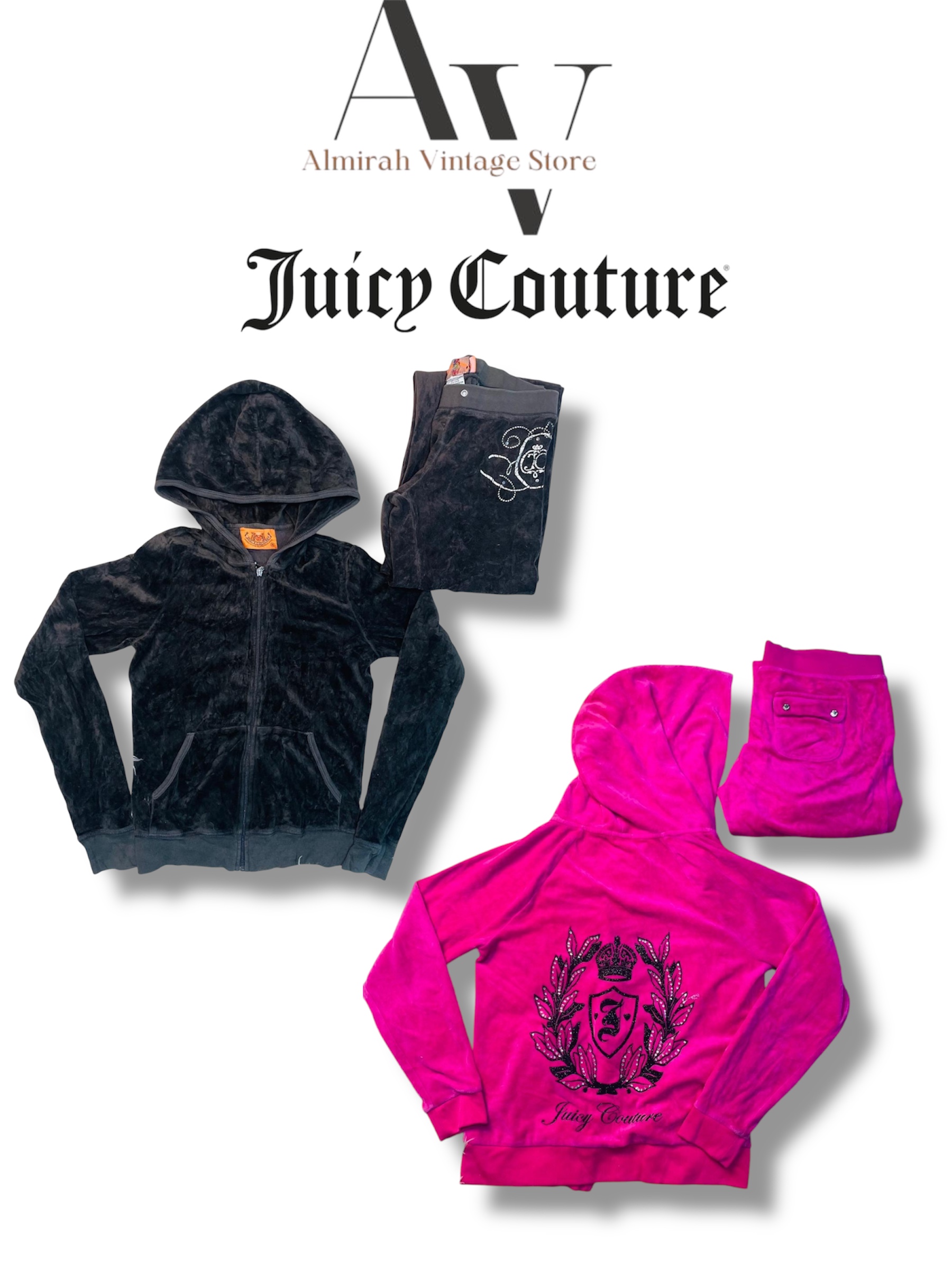 Conjuntos de moletom Juicy Couture 40 pares