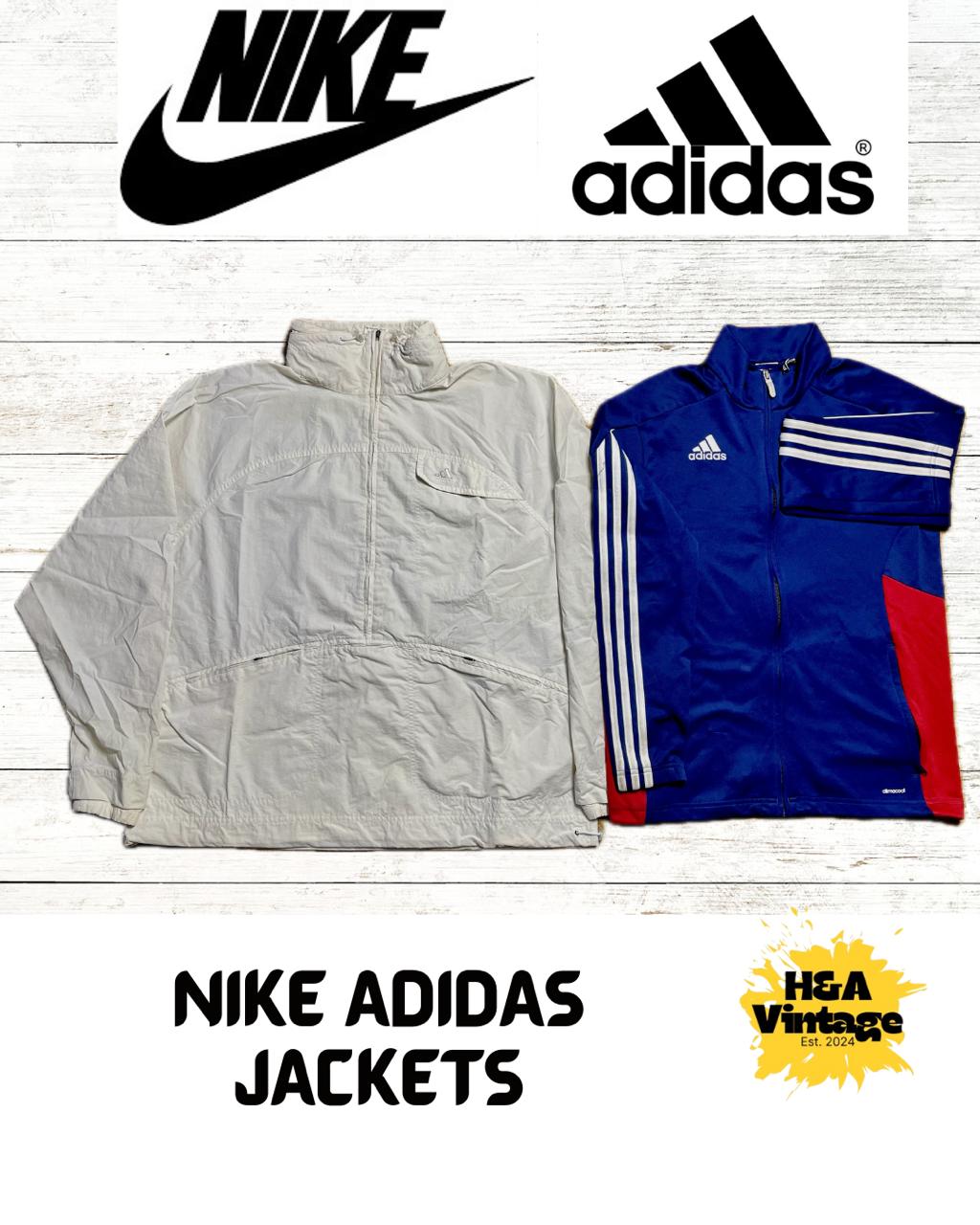 Nike Adidas Track Jackets