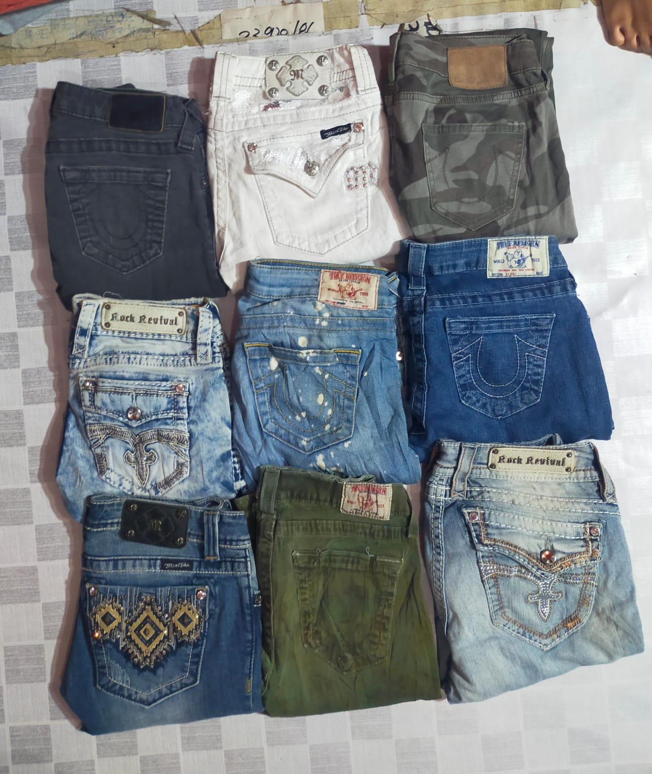 MISS ME TRUE RELIGION E ROCK REVIVAL TOTALE 10 PEZZI (ID 319)