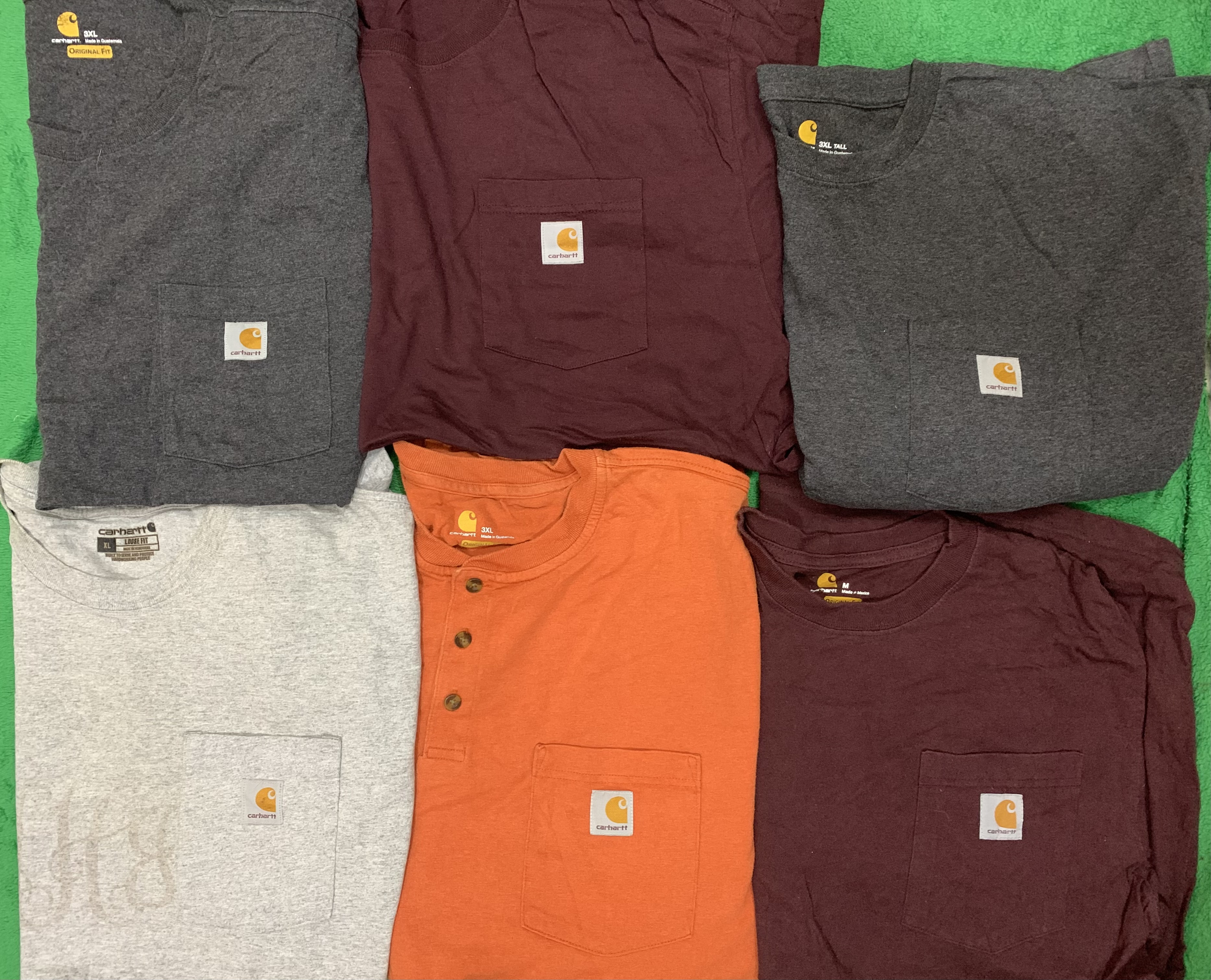 Carhartt t shirts 59 pcs