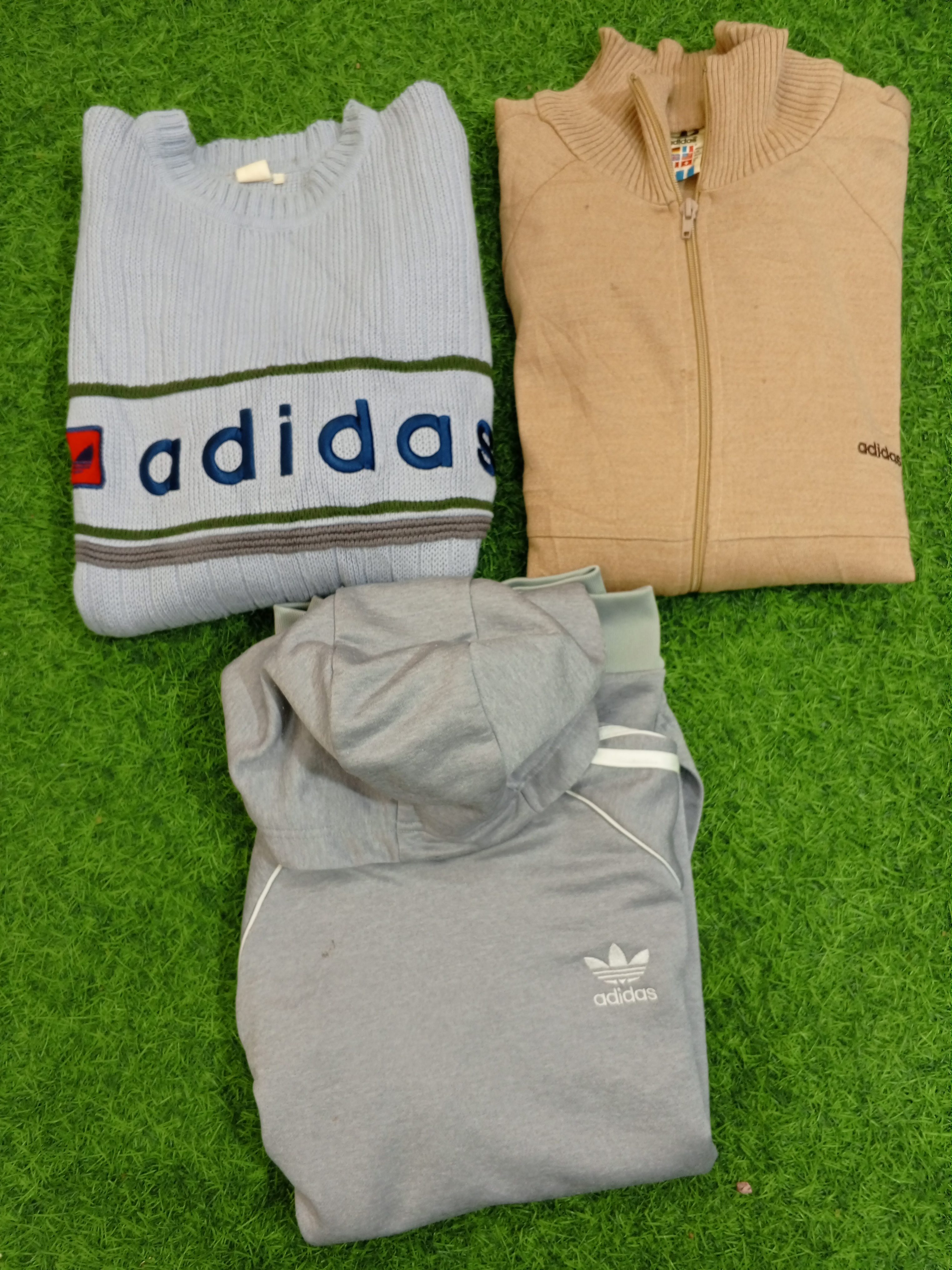 Felpa mixed adidas, pacco con zip di 14 pezzi