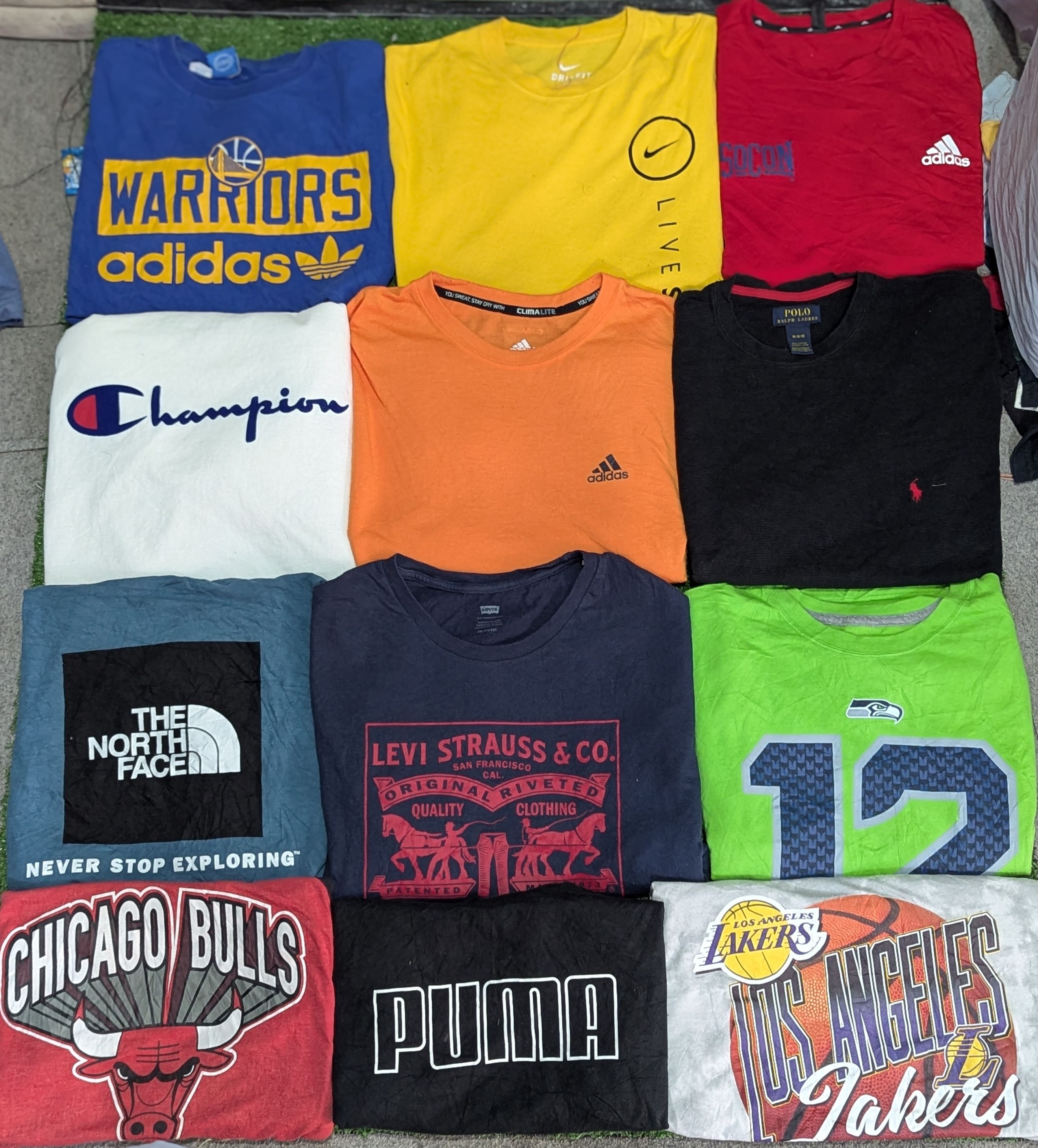 Mix Branded t shirts 44 pcs