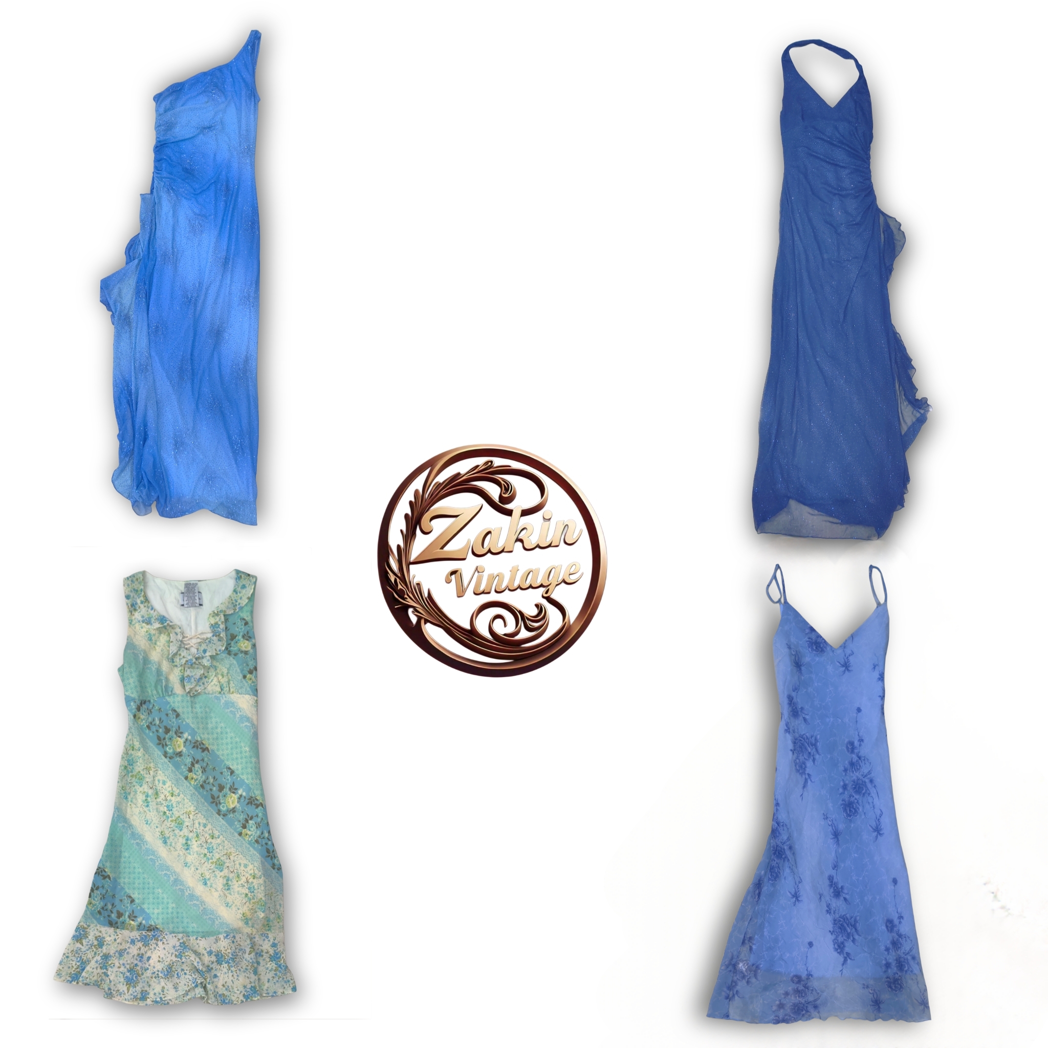 Y2k ocean Sea dresses