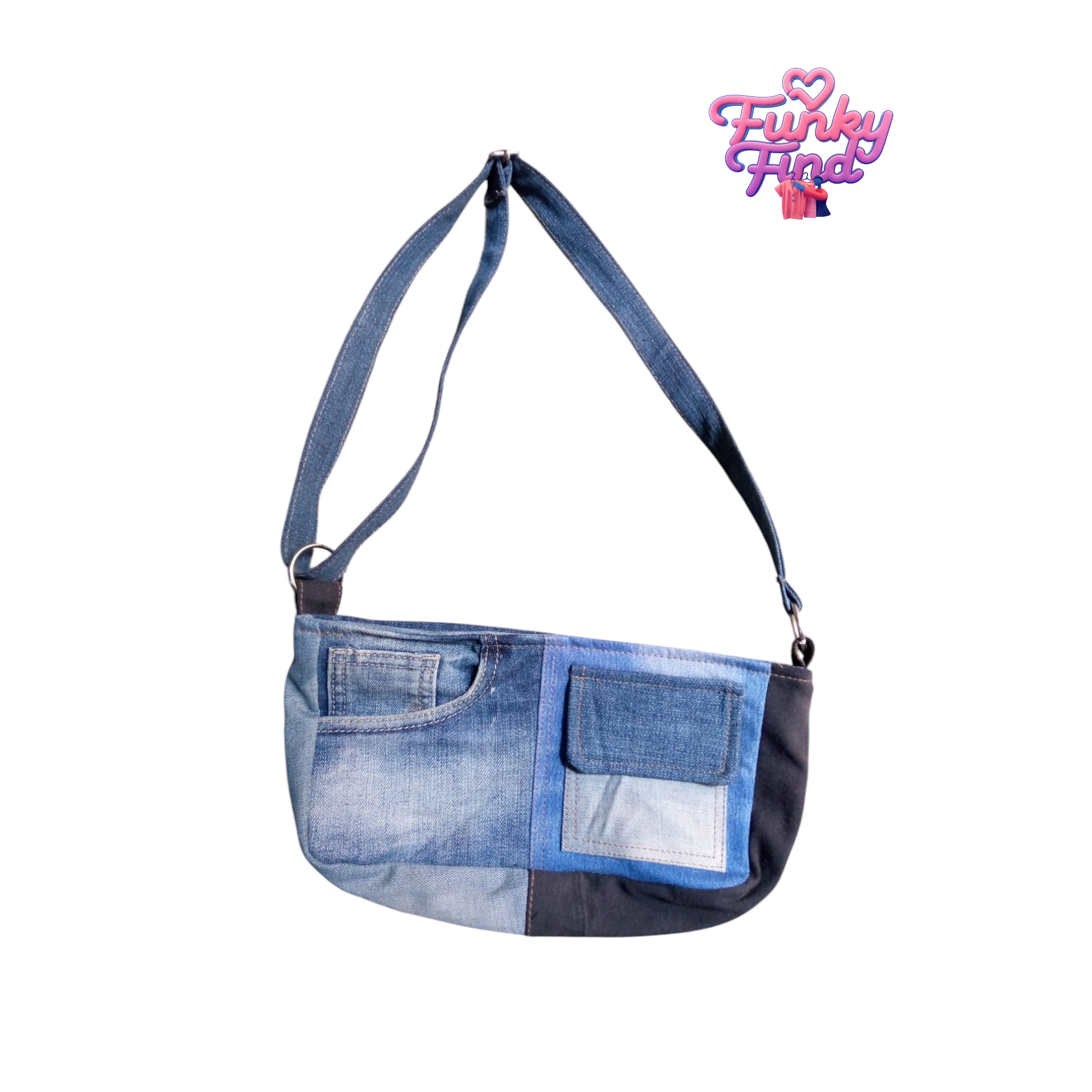 Rework Jeans Damen Tasche