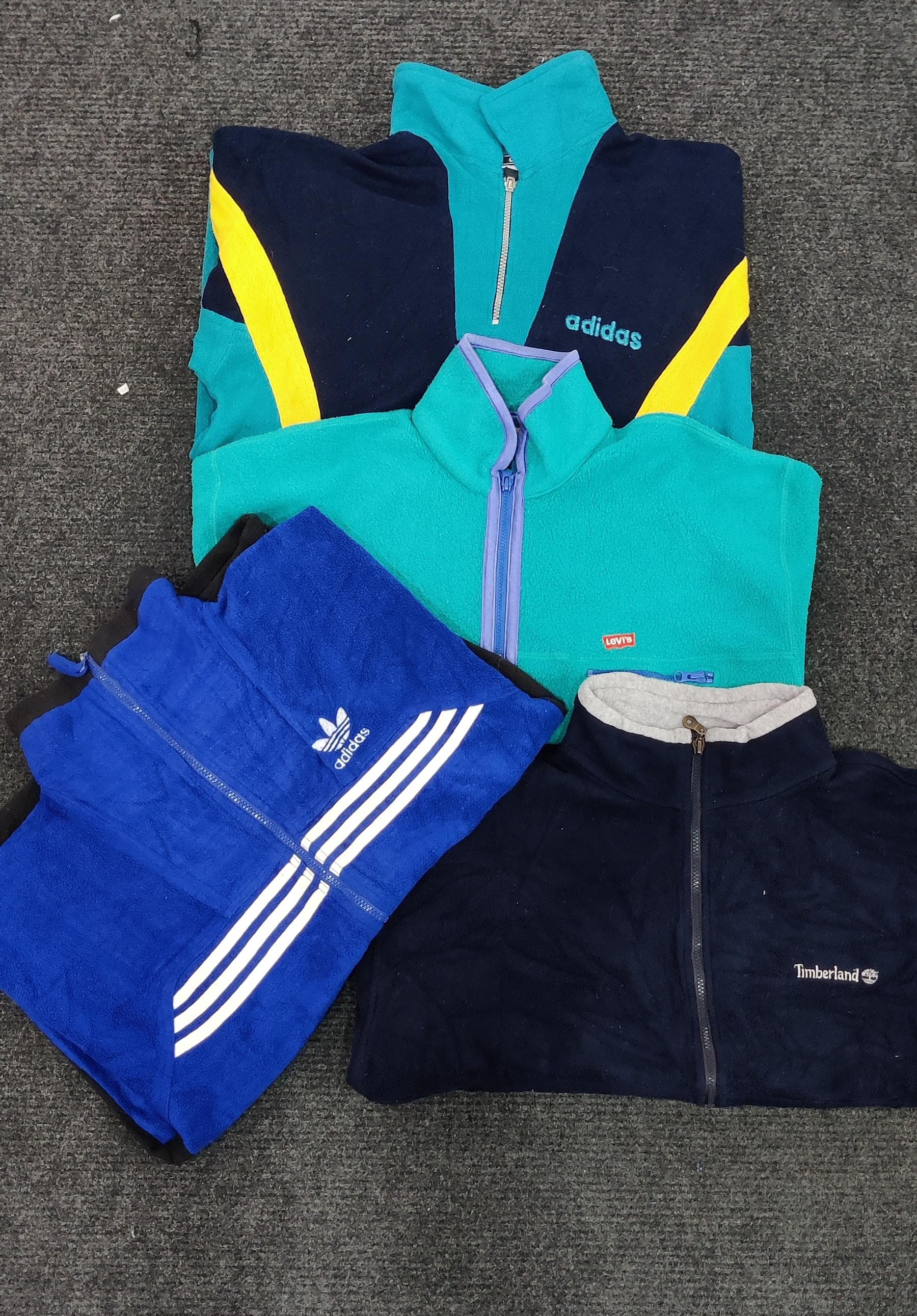 Fleece vintage con marchio