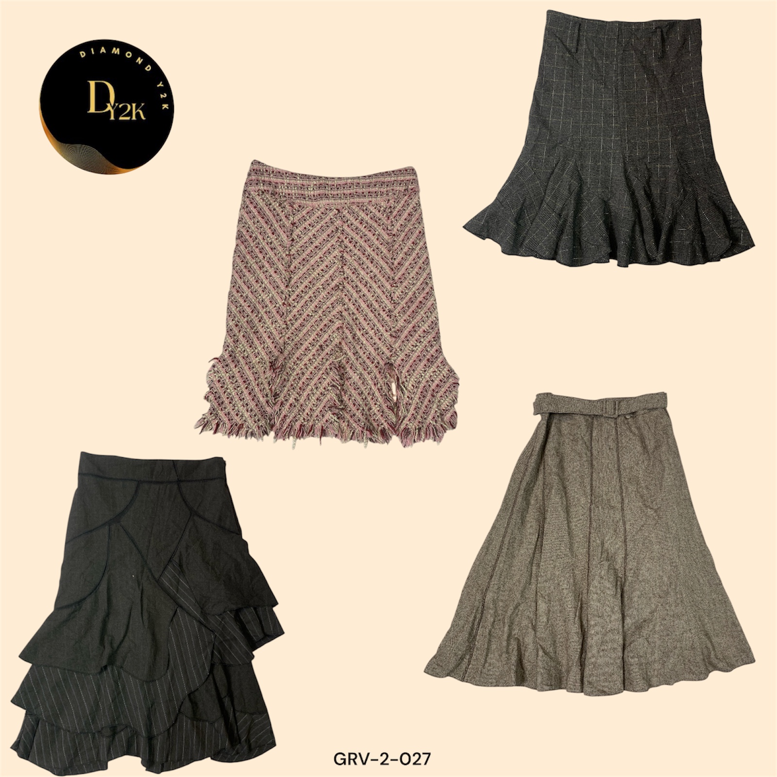 Elegant Wool Skirts for a Polished Look (GRV-2-027)